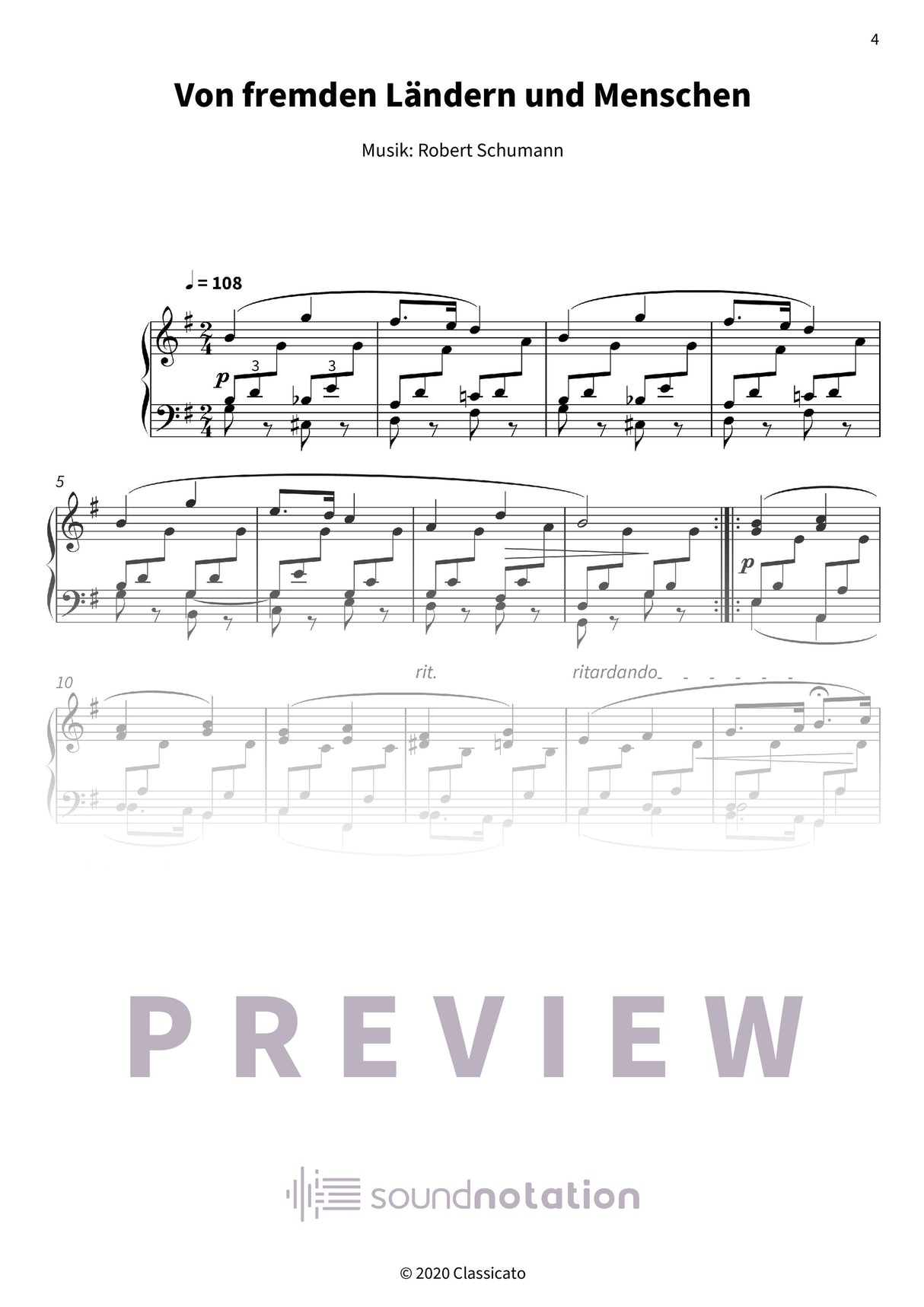 Kinderszenen op. 15 - Preview Page 1