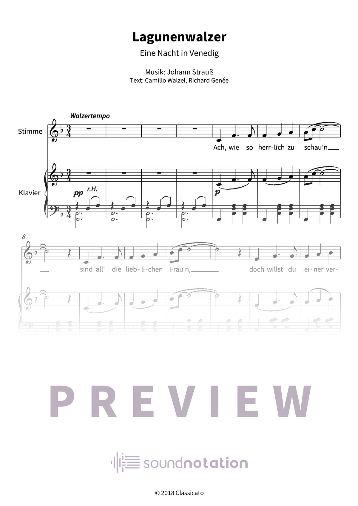 Lagunenwalzer - Preview Page 1