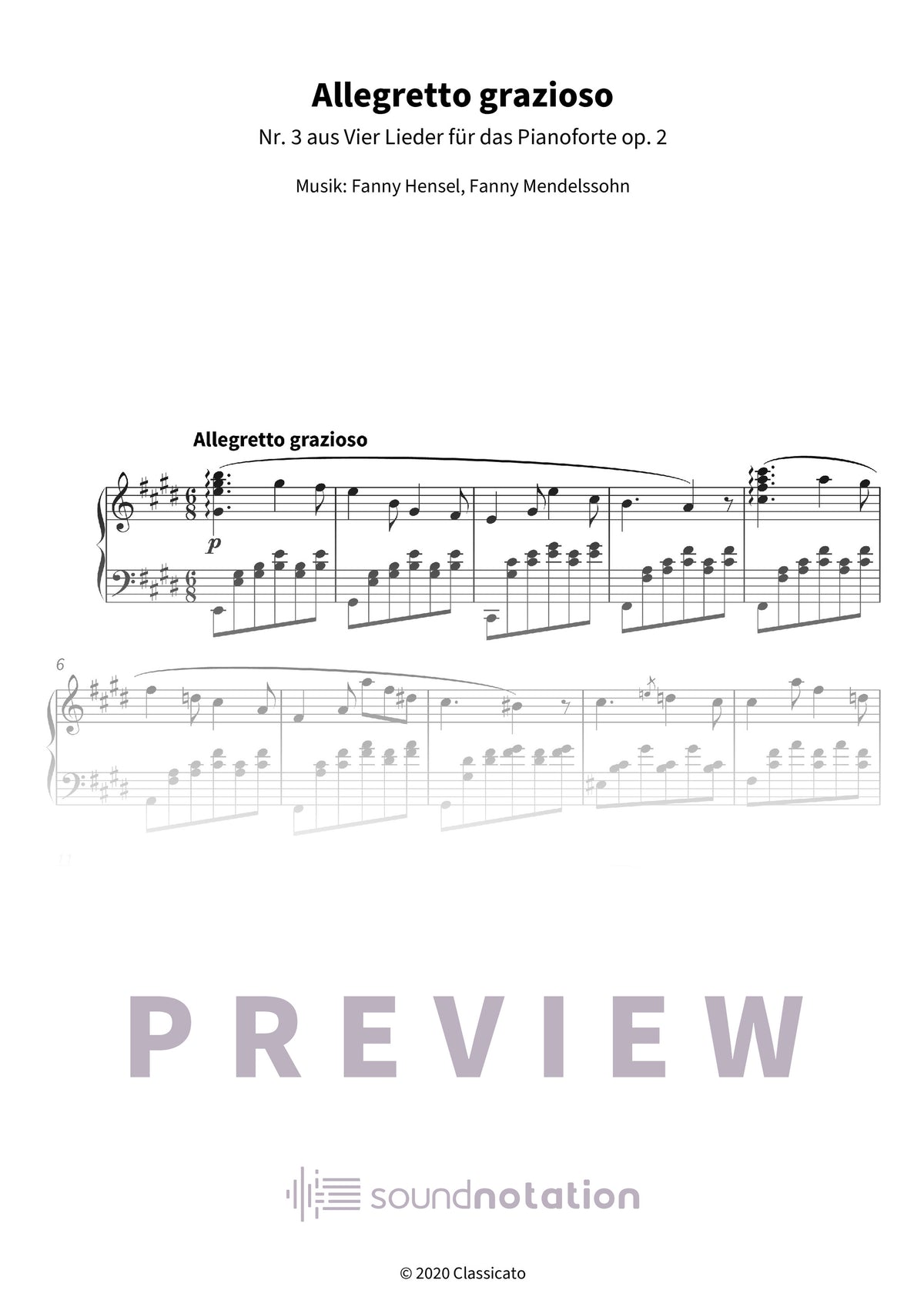 Allegretto grazioso - Preview Page 1