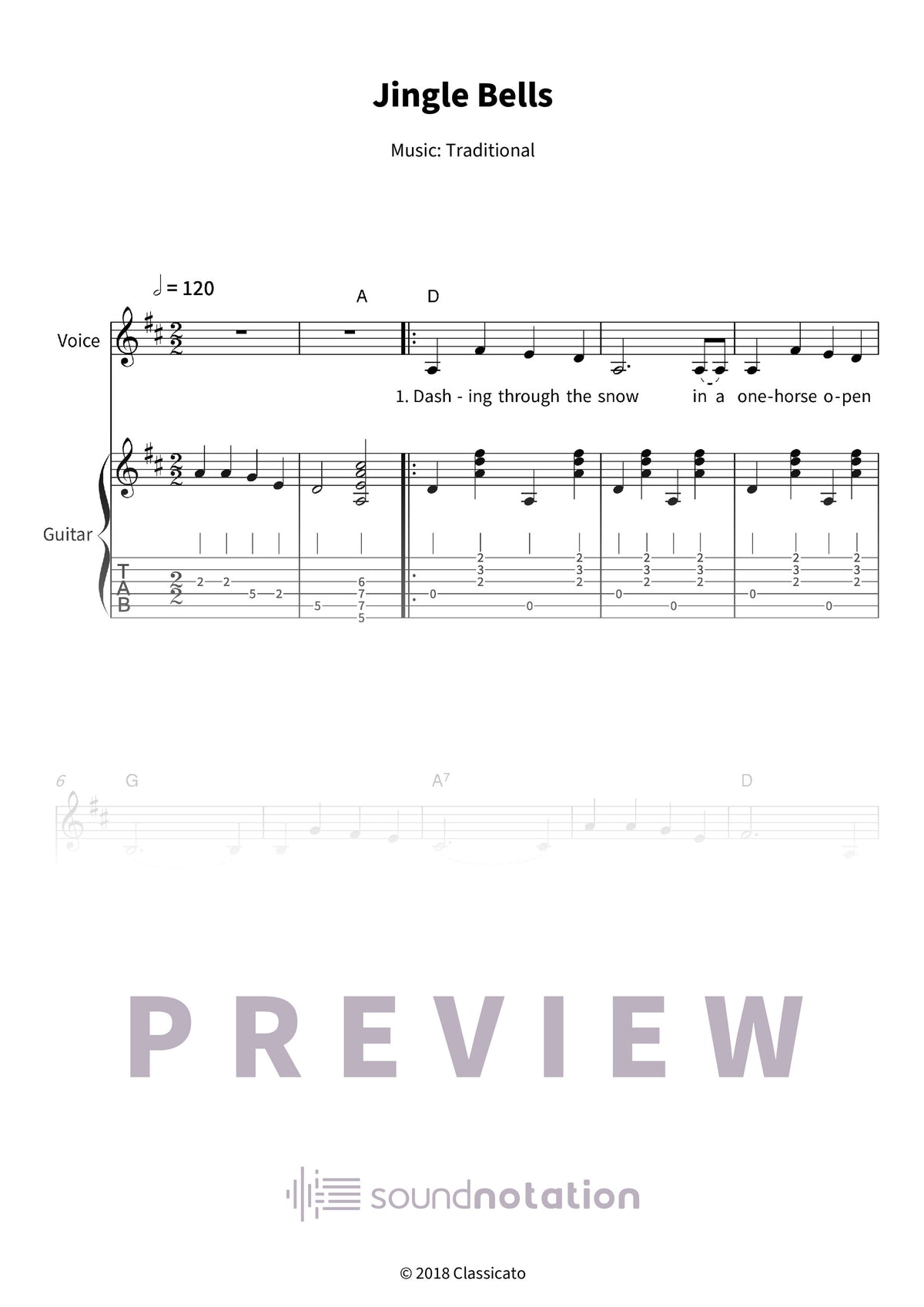 Jingle Bells - Preview Page 1