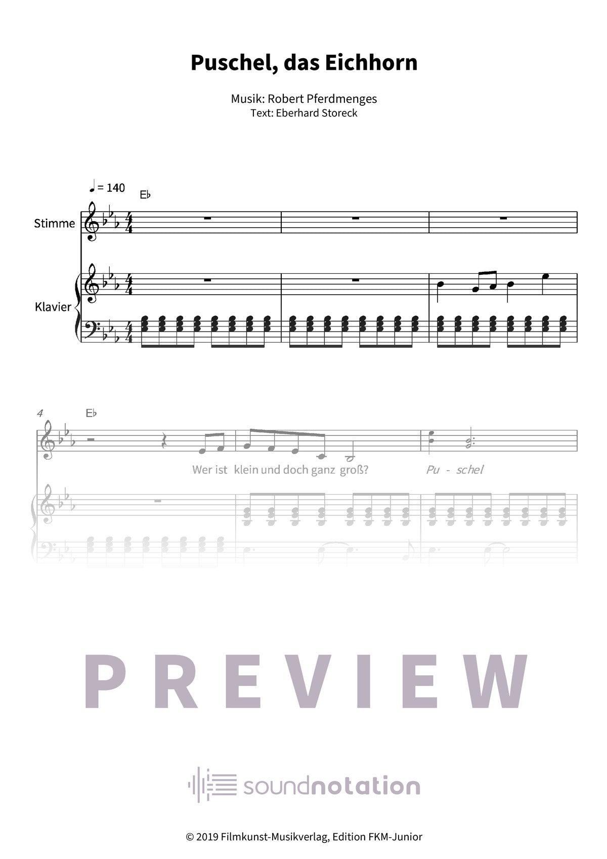 Puschel, das Eichhorn - Preview Page 1