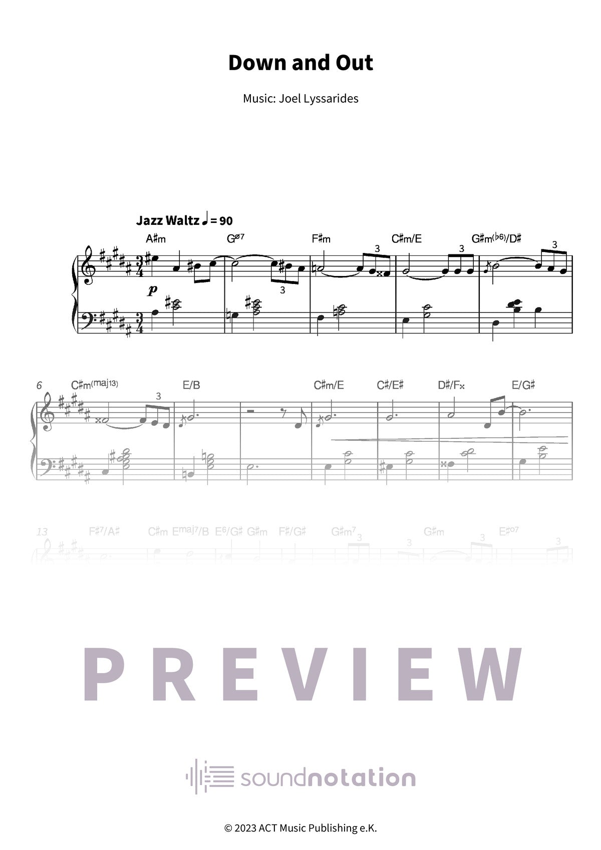 Down and Out - Preview Page 1