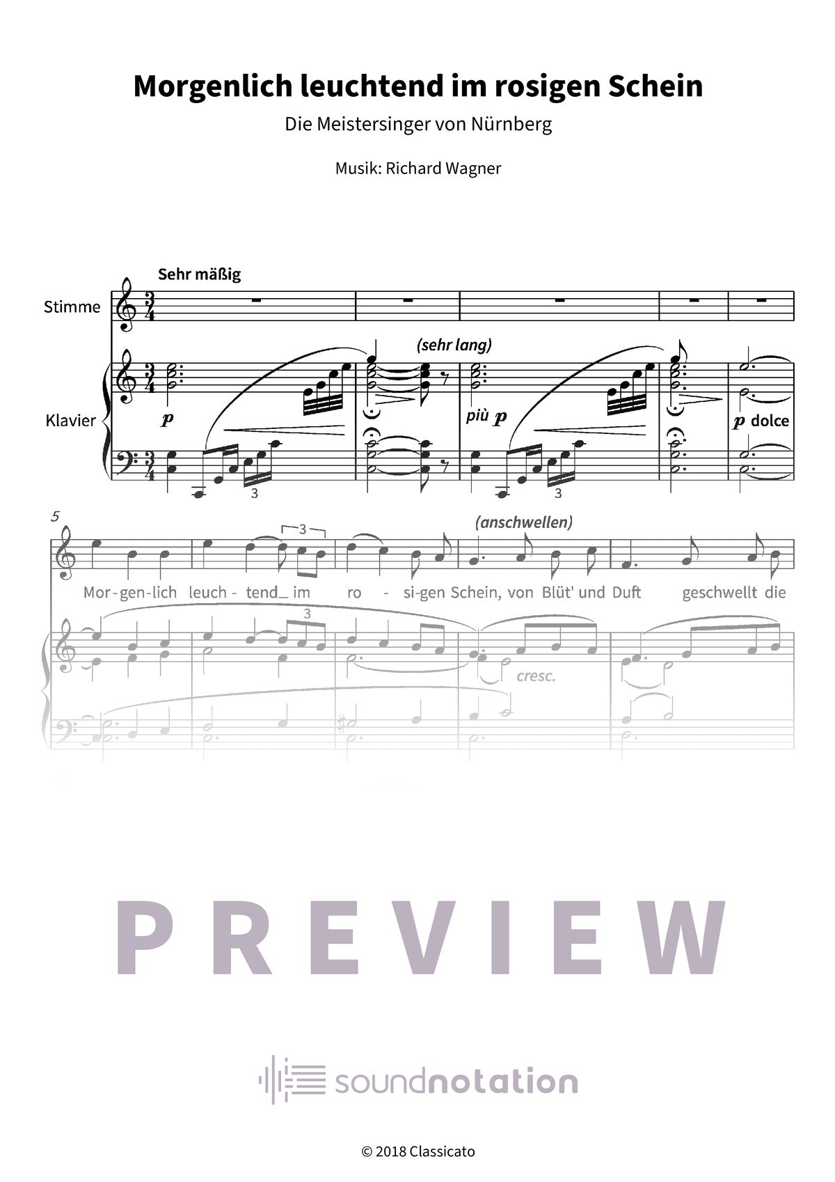 Morgenlich leuchtend im rosigen Schein - Preview Page 1