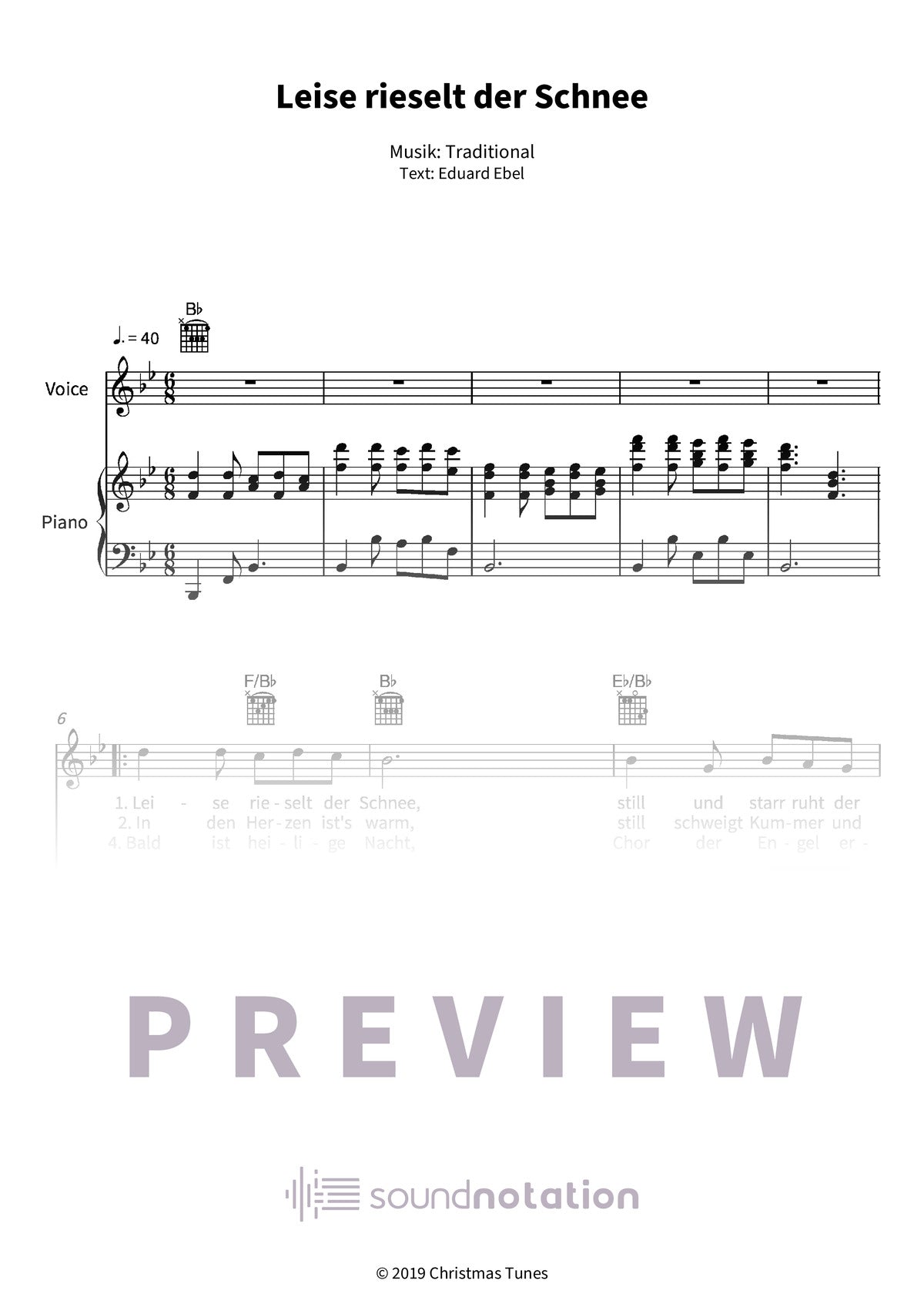 Leise rieselt der Schnee - Preview Page 1