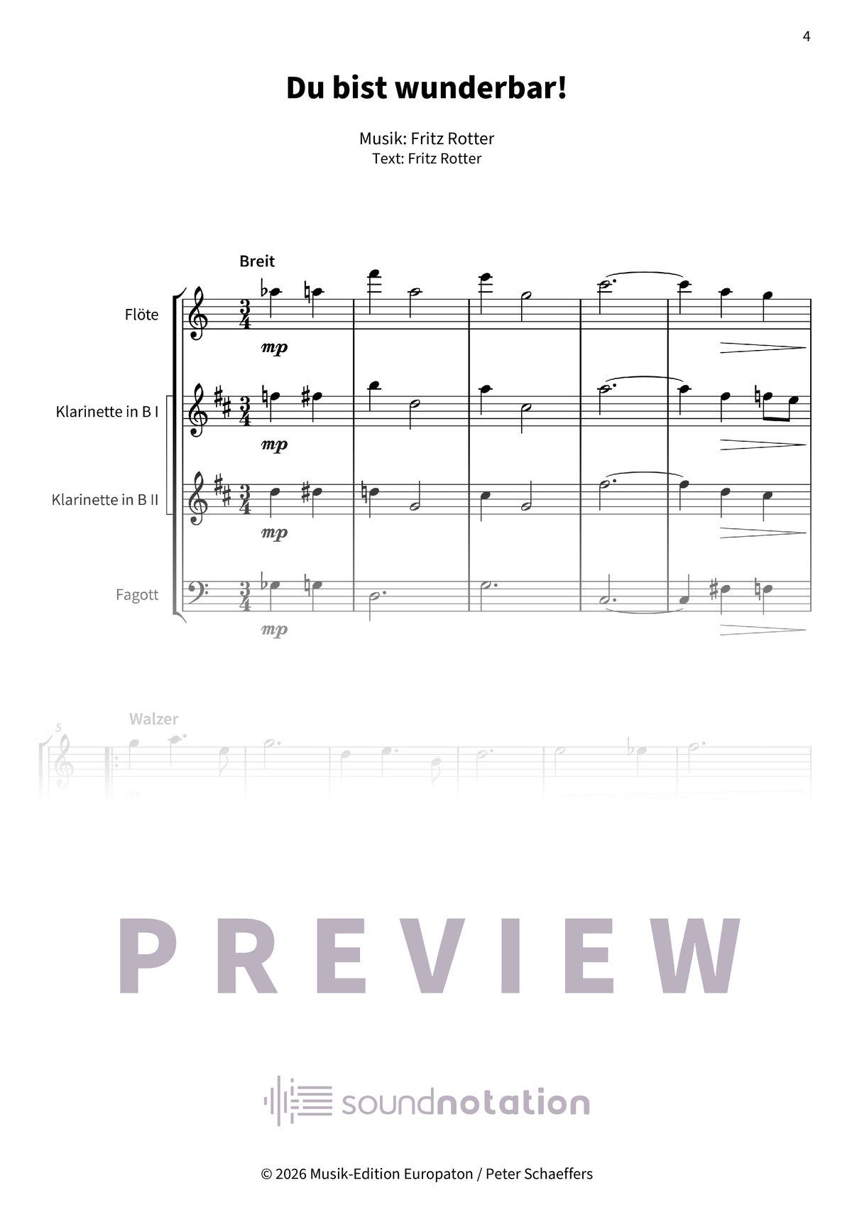 Du bist wunderbar! - Preview Page 1
