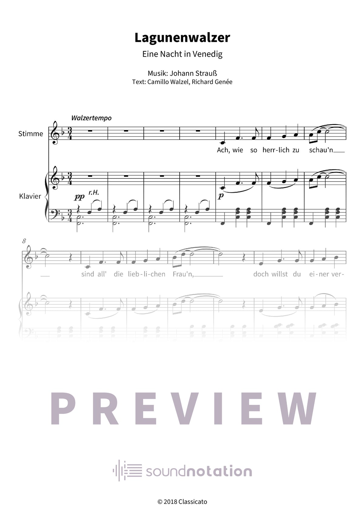Lagunenwalzer - Preview Page 1