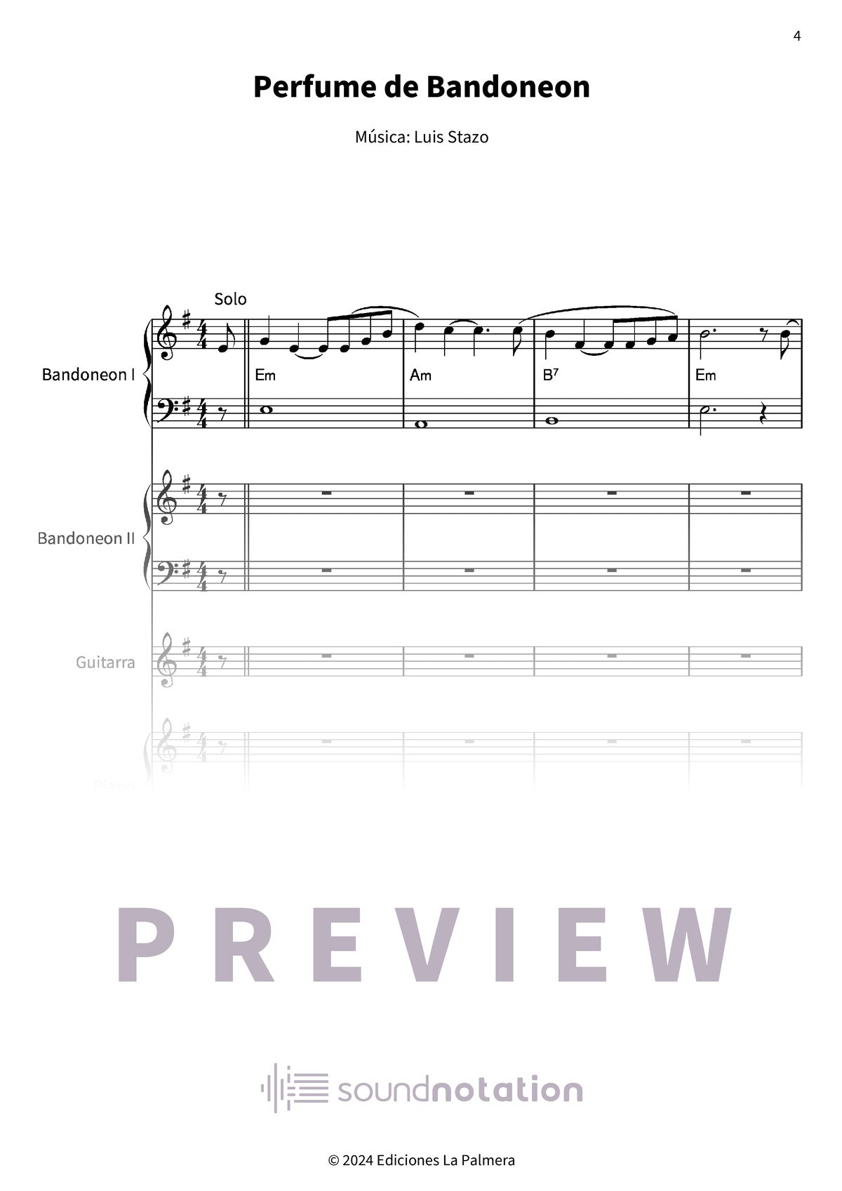 Perfume de Bandoneon - Preview Page 1