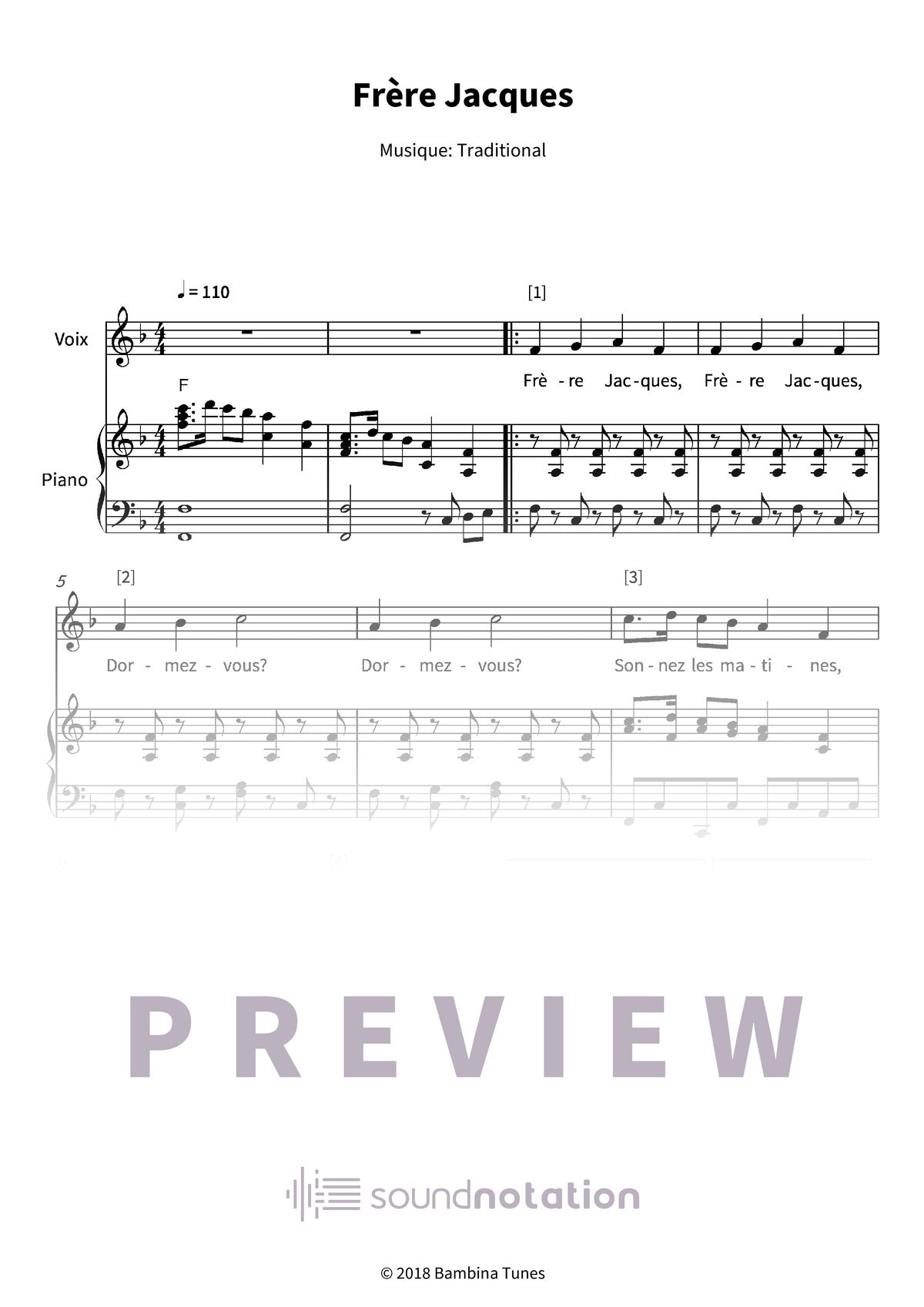 Frère Jacques - Preview Page 1