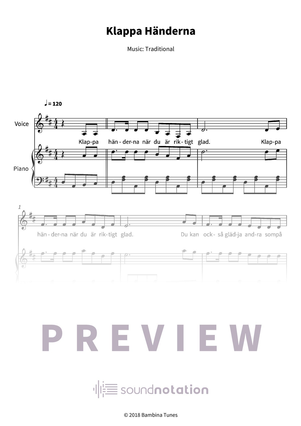 Klappa Händerna - Preview Page 1