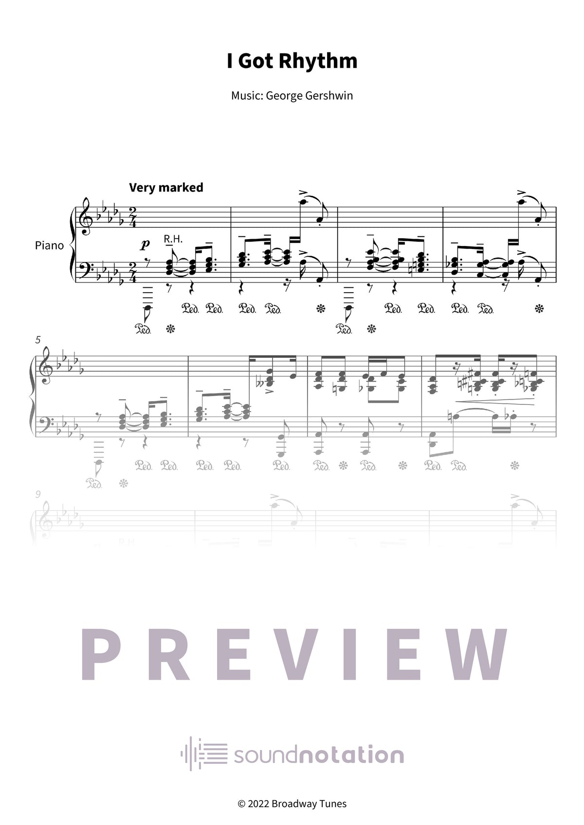 I Got Rhythm - Preview Page 1