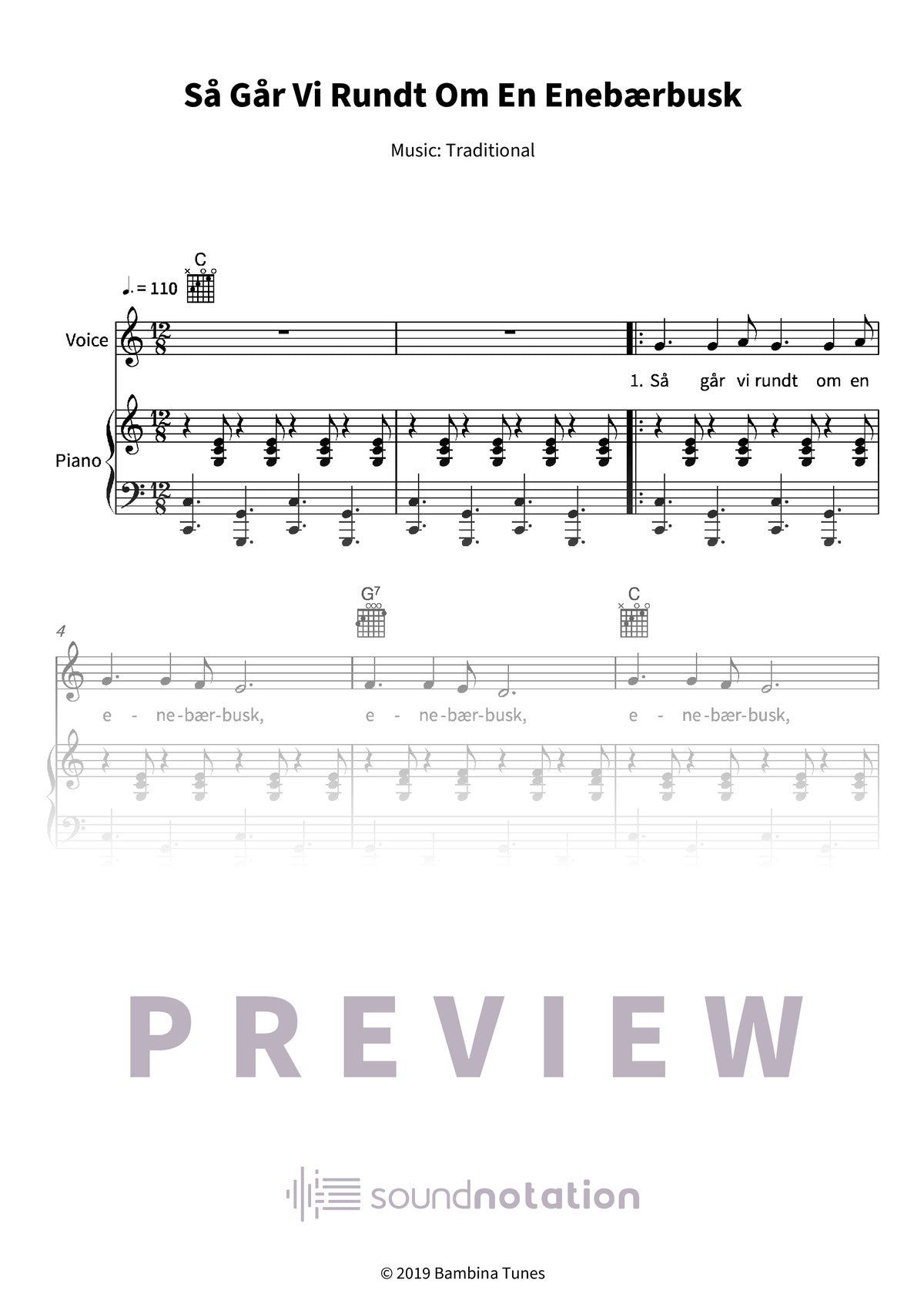 Så Går Vi Rundt Om En Enebærbusk - Preview Page 1