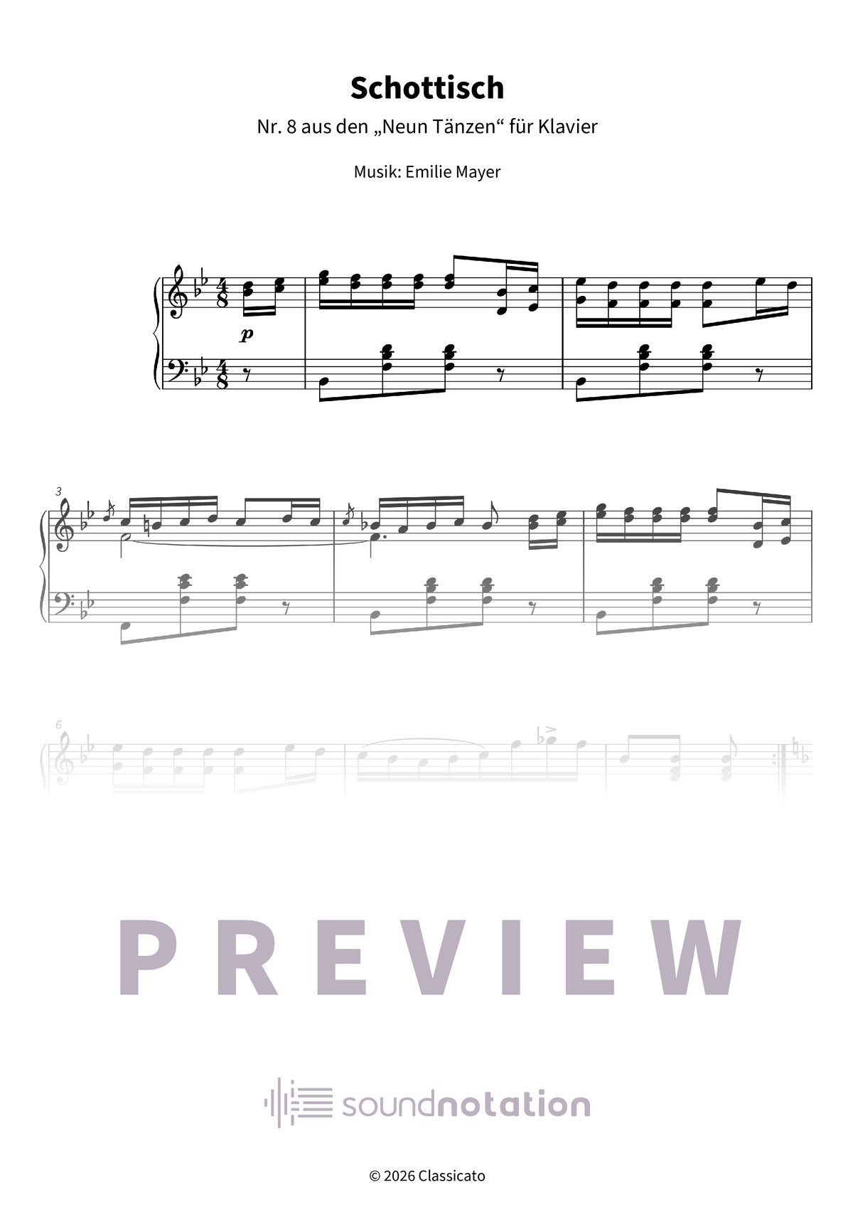 Schottisch - Preview Page 1