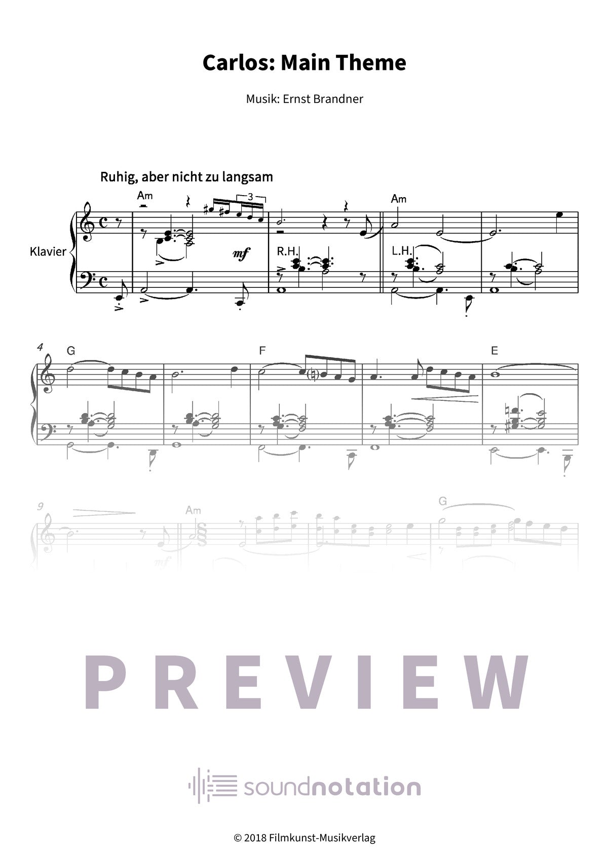 Carlos: Main Theme - Preview Page 1