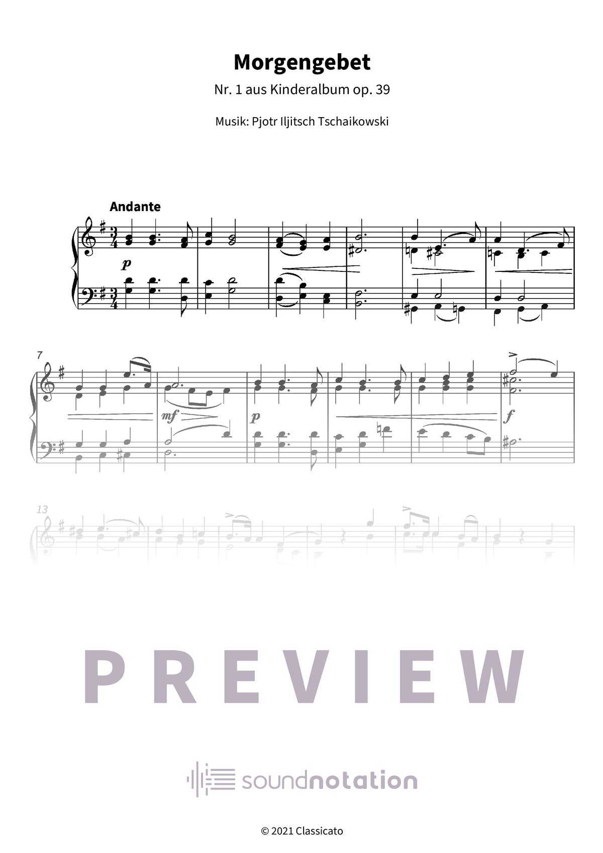 Morgengebet - Preview Page 1