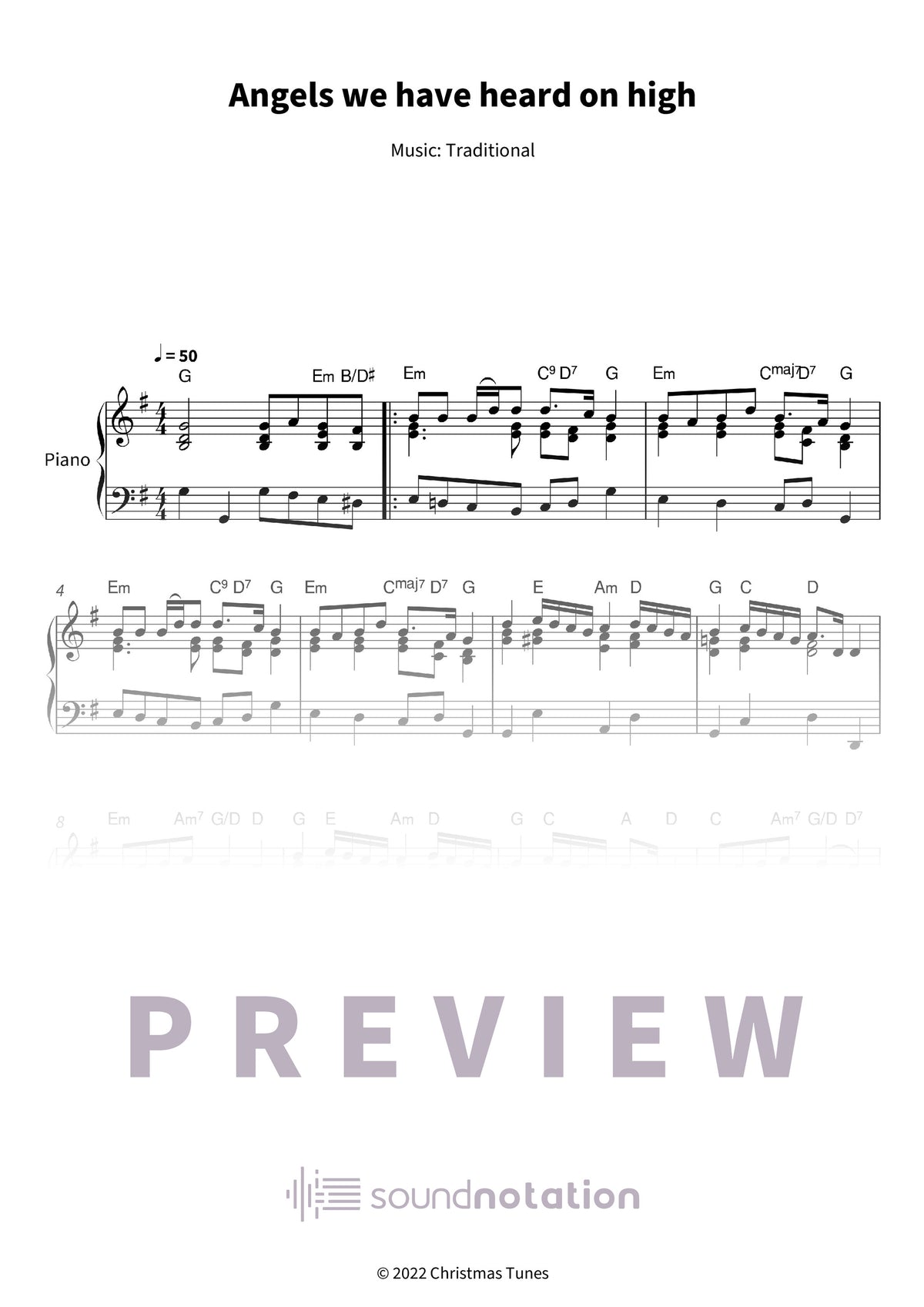 Angels we have heard on high - Preview Page 1