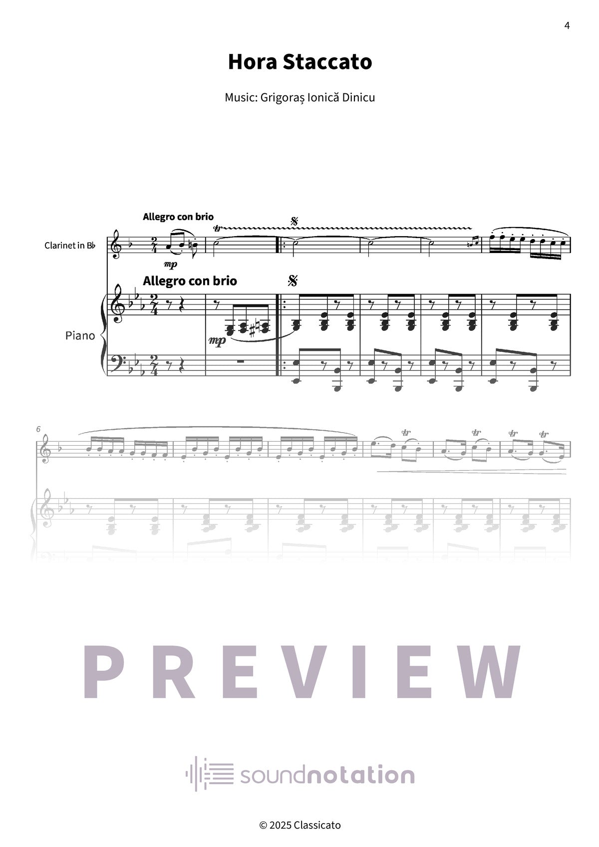 Hora Staccato - Preview Page 1