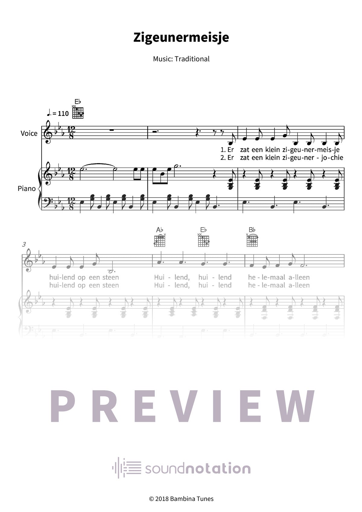 Zigeunermeisje - Preview Page 1