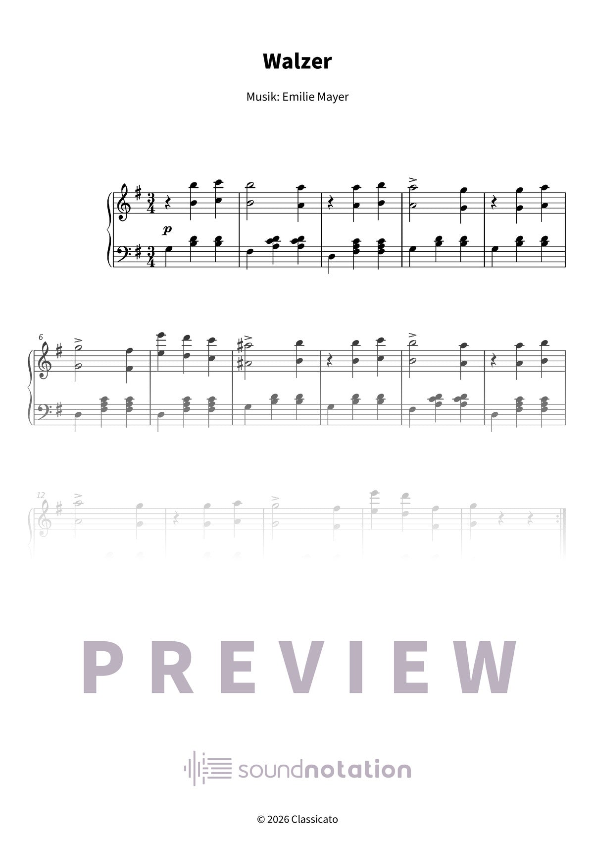 Walzer - Preview Page 1