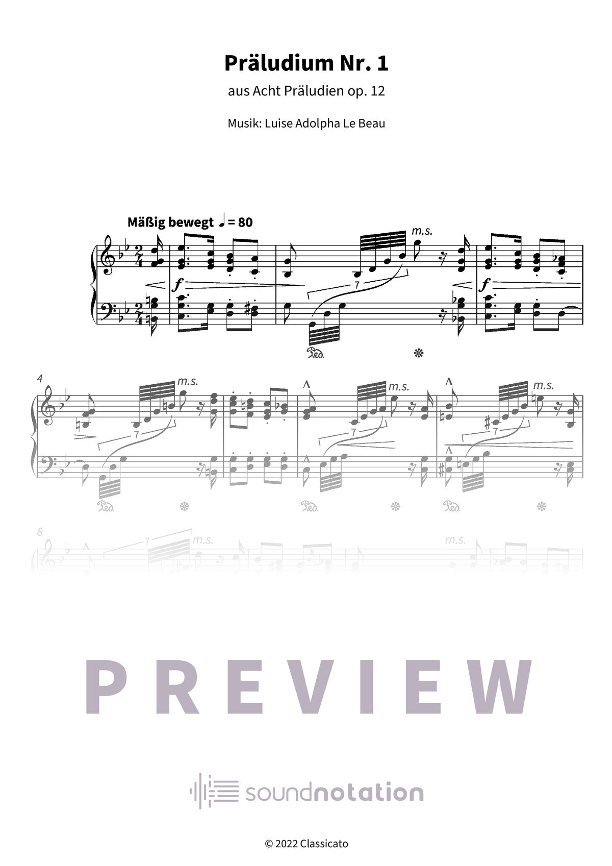 Präludium Nr. 1 - Preview Page 1