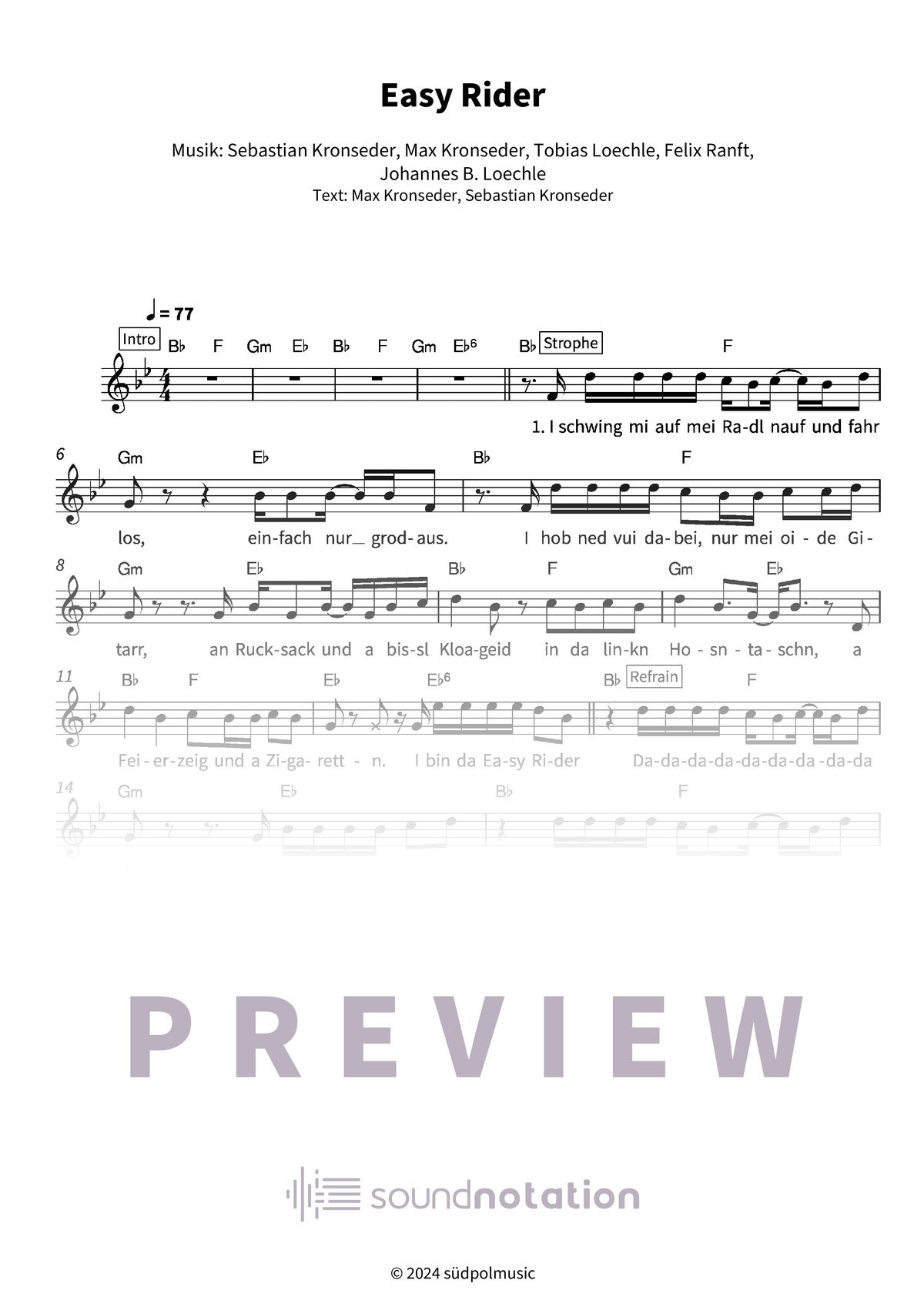 Easy Rider - Preview Page 1