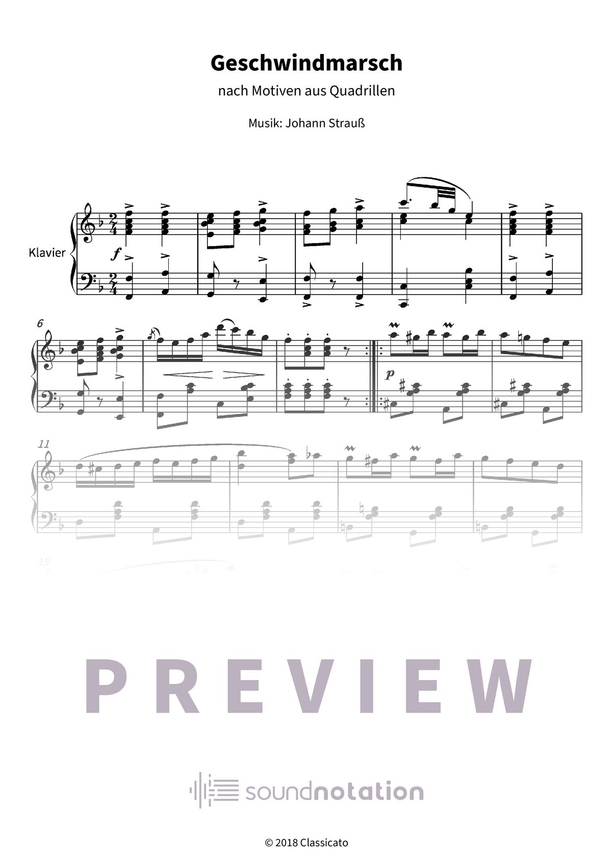 Geschwindmarsch - Preview Page 1