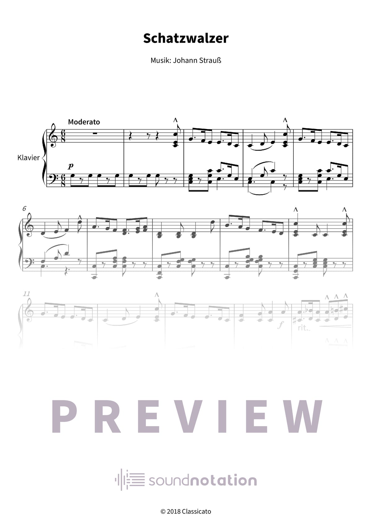 Schatzwalzer - Preview Page 1