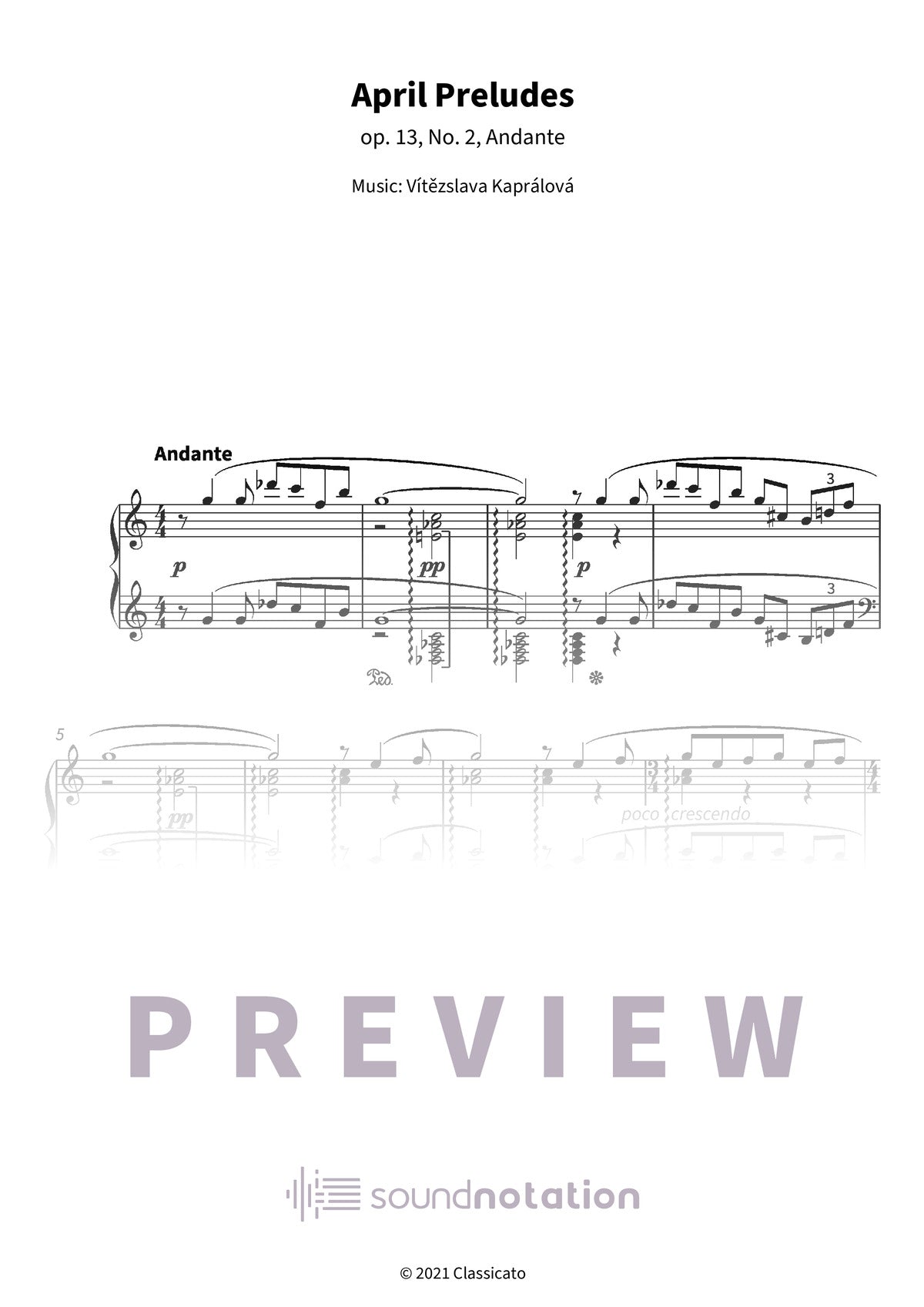 April Preludes - Preview Page 1