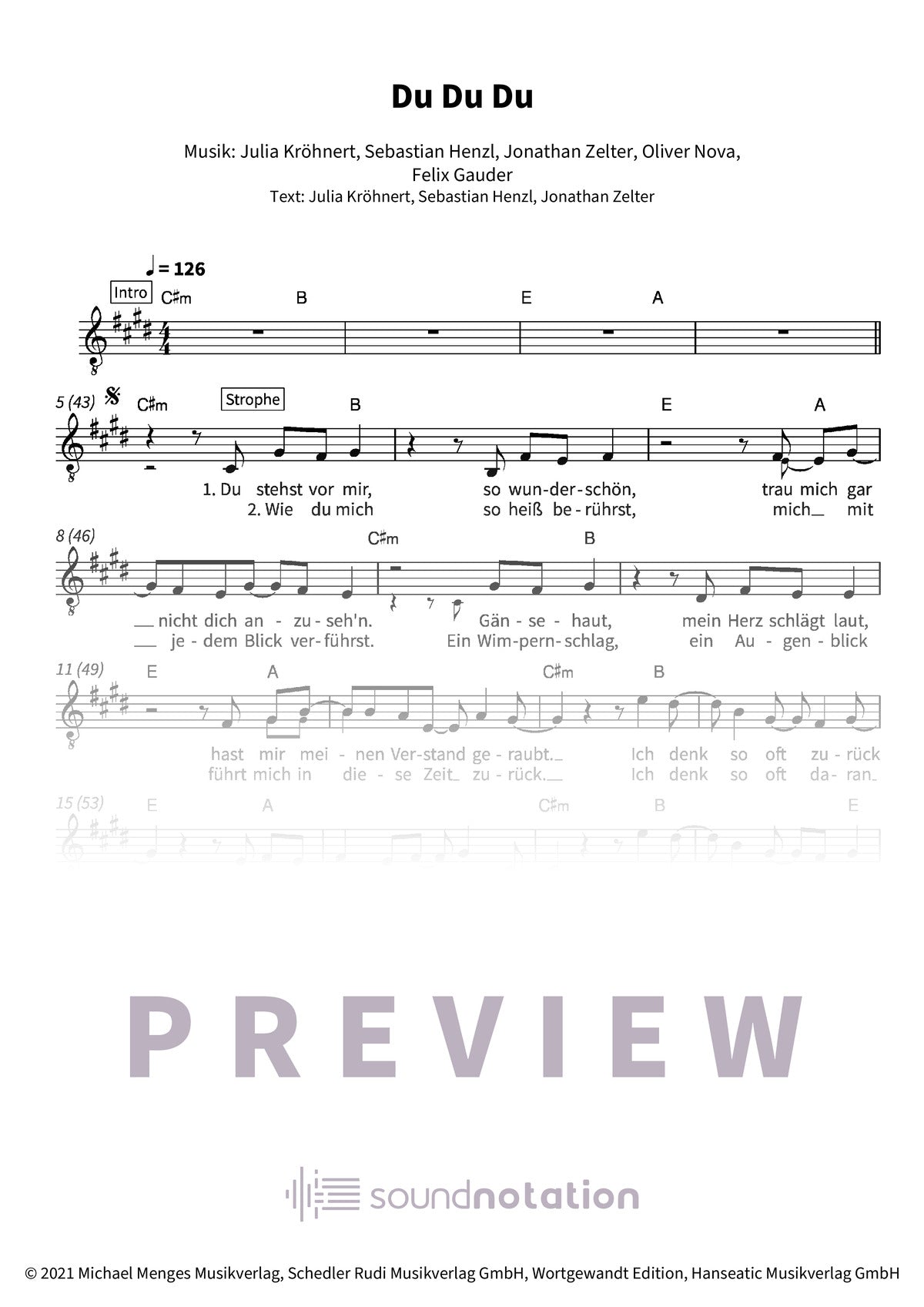 Du Du Du - Preview Page 1