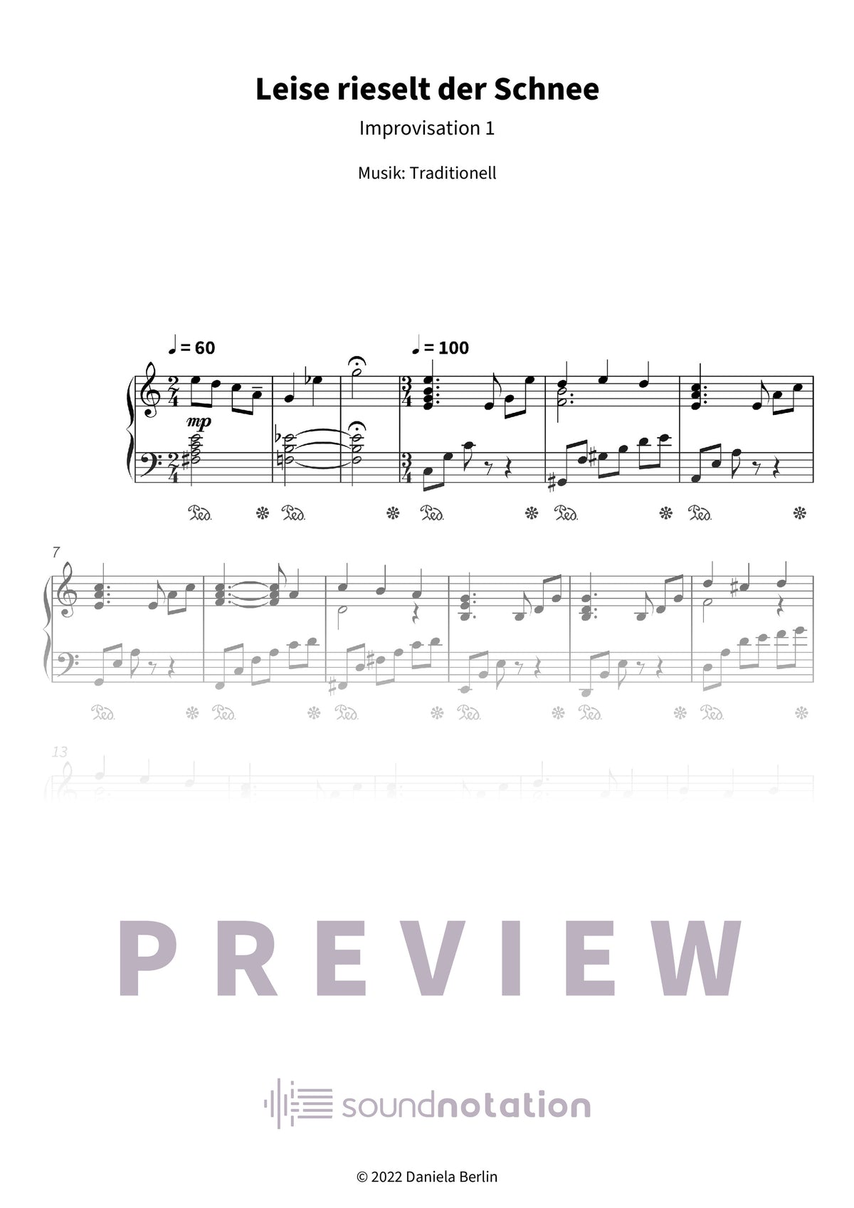 Leise rieselt der Schnee - Preview Page 1
