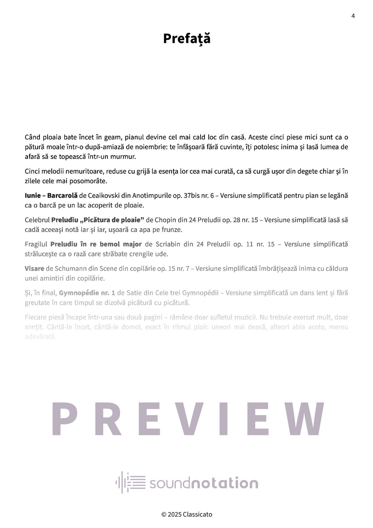 Picături de ploaie la pian - Preview Page 1