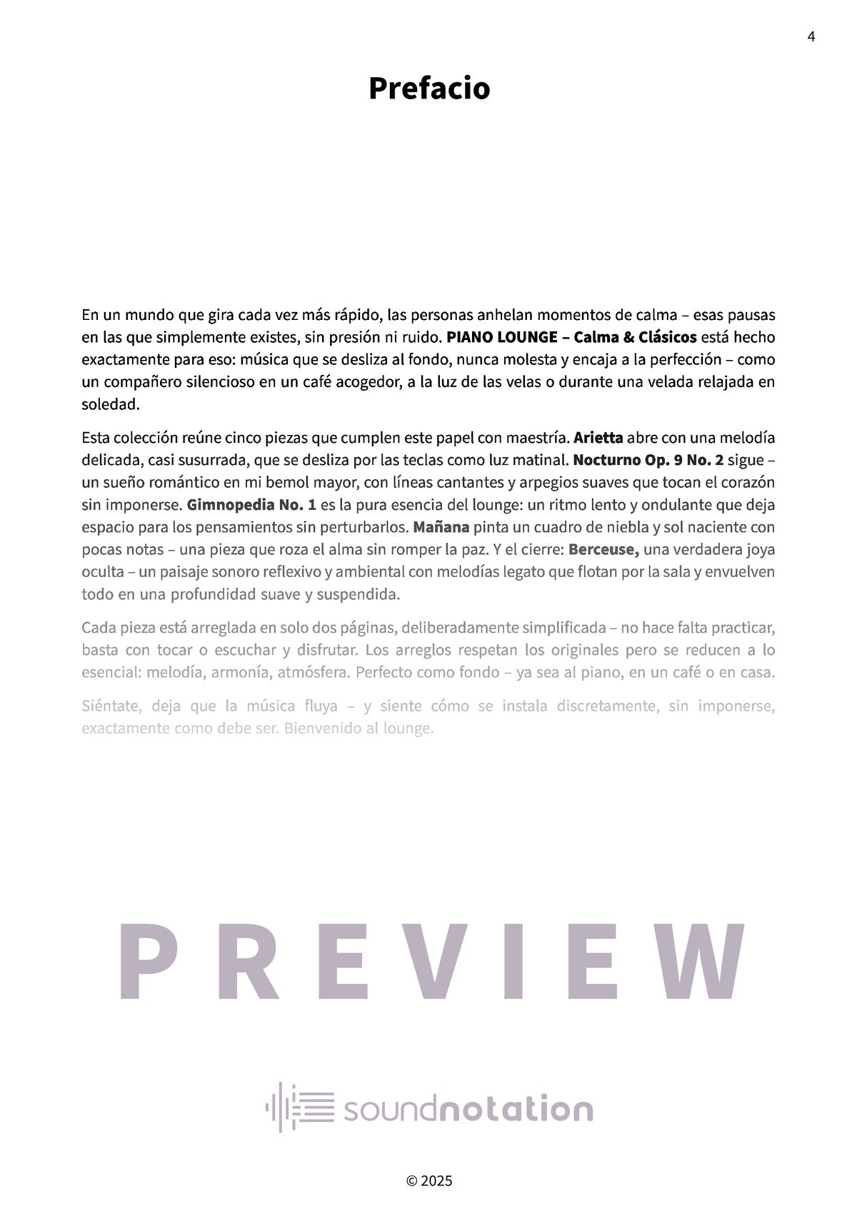Piano Lounge - Preview Page 1