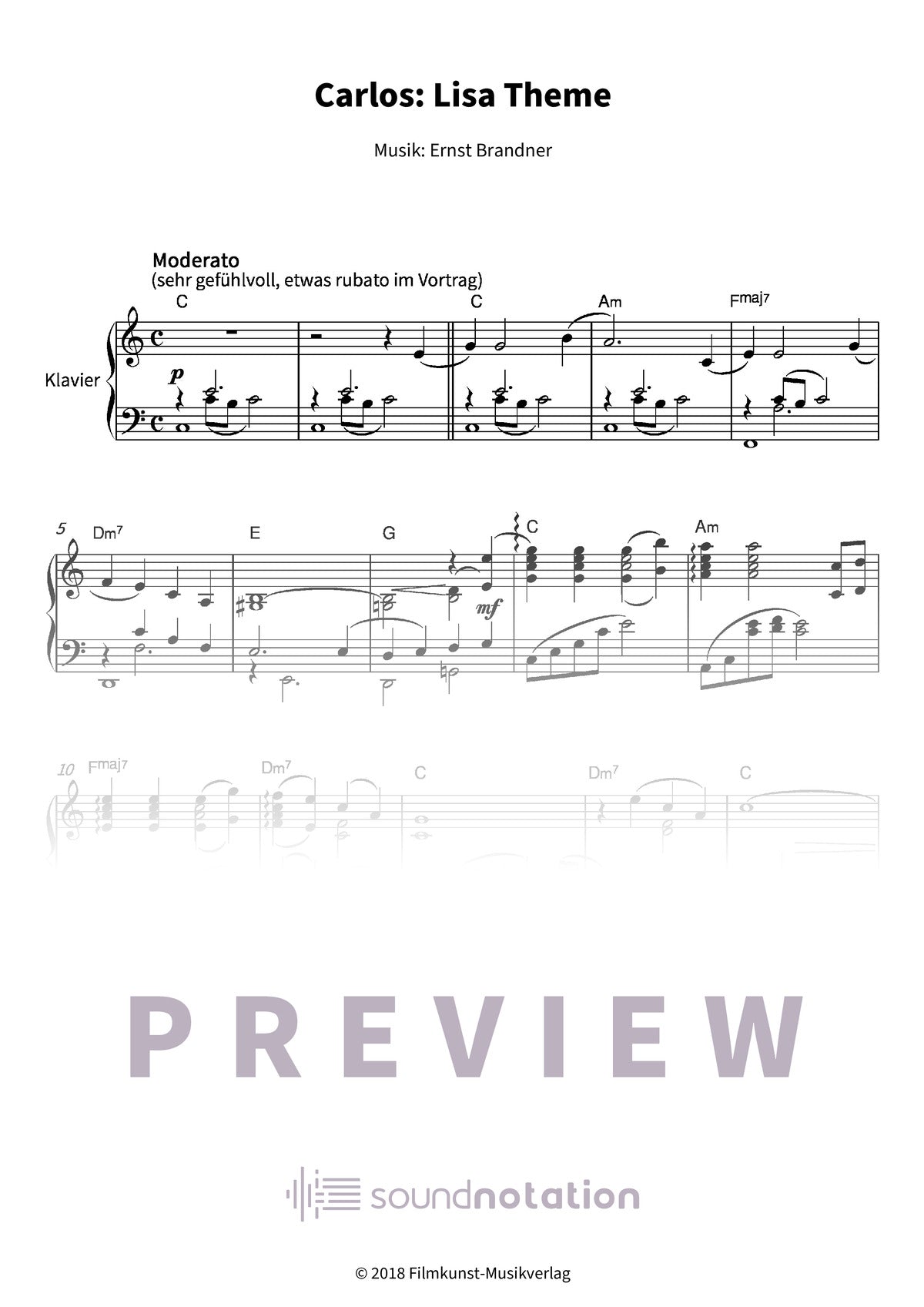Carlos: Lisa Theme - Preview Page 1