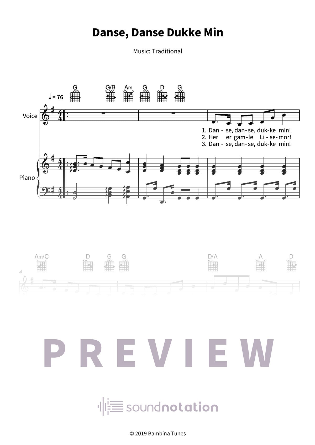 Danse, Danse Dukke Min - Preview Page 1