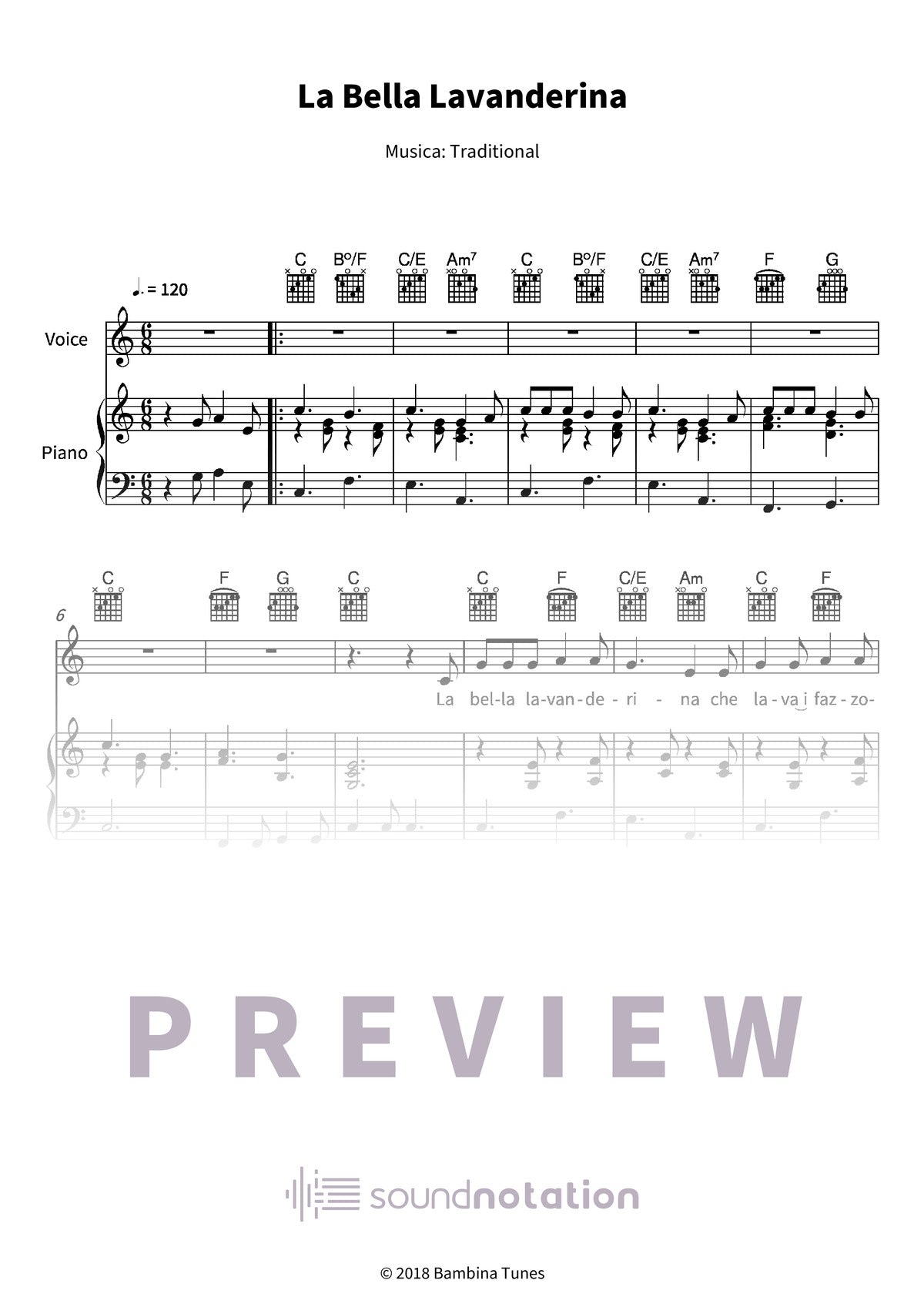 La Bella Lavanderina - Preview Page 1