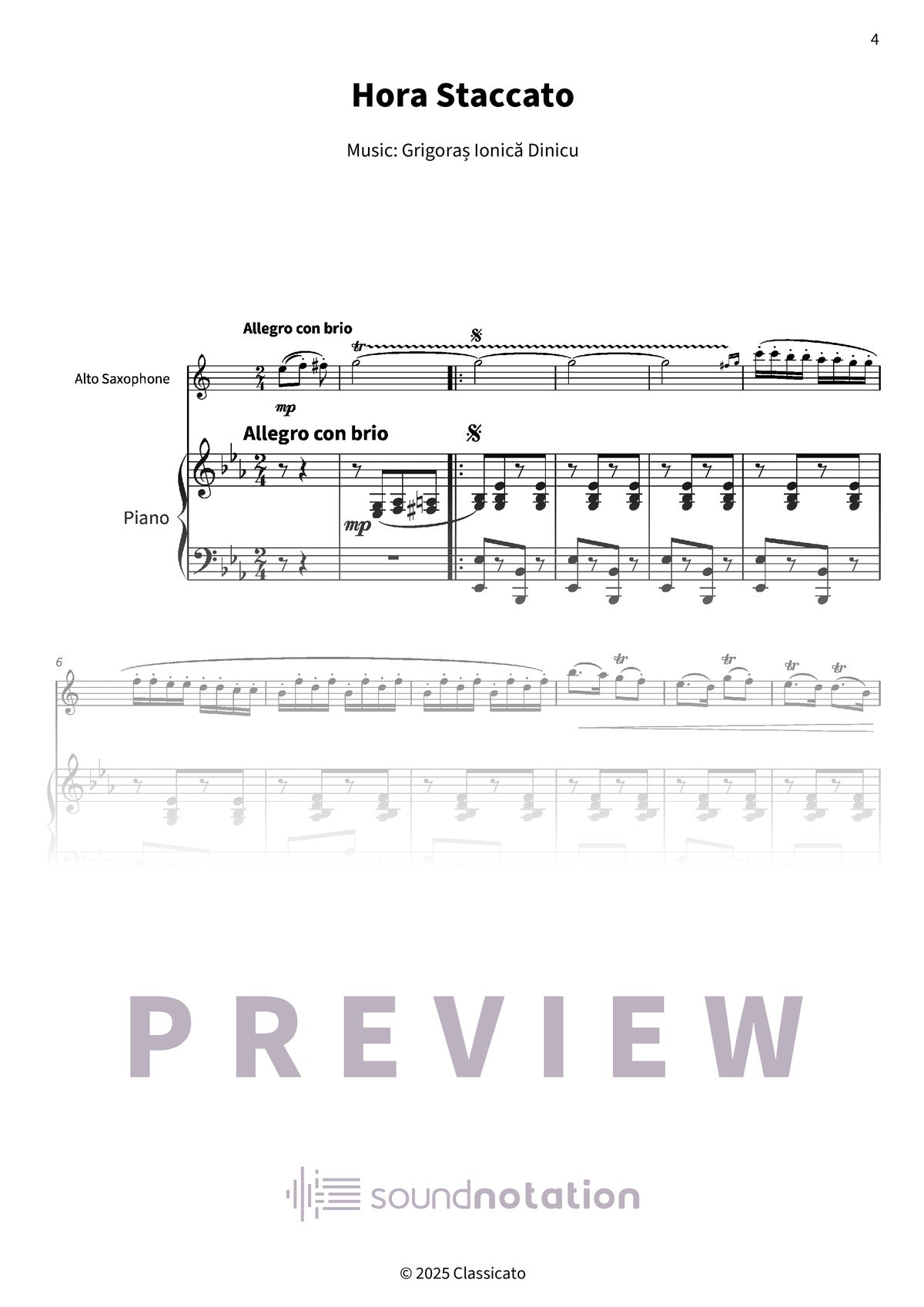 Hora Staccato - Preview Page 1