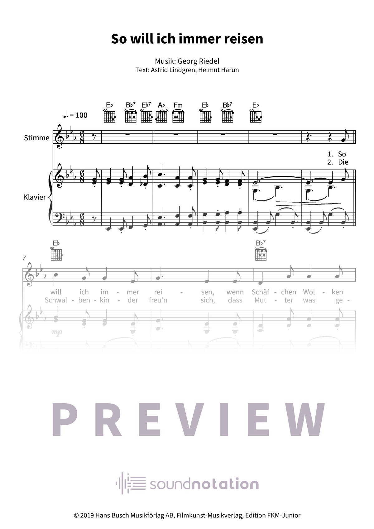 So will ich immer reisen - Preview Page 1