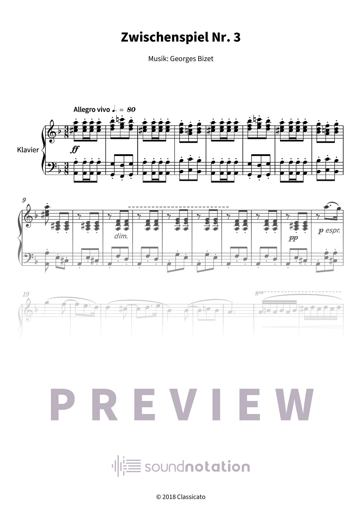 Zwischenspiel Nr. 3 - Preview Page 1