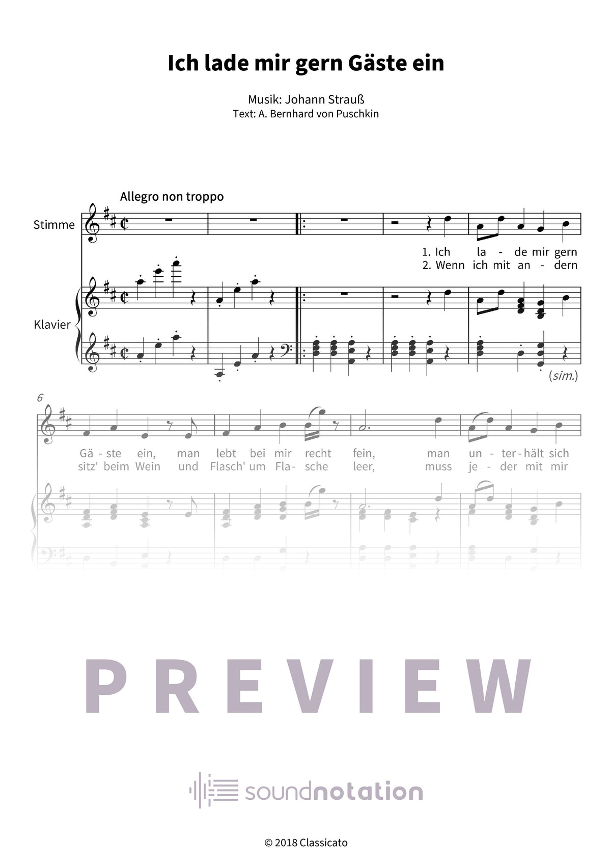 Ich lade mir gern Gäste ein - Preview Page 1