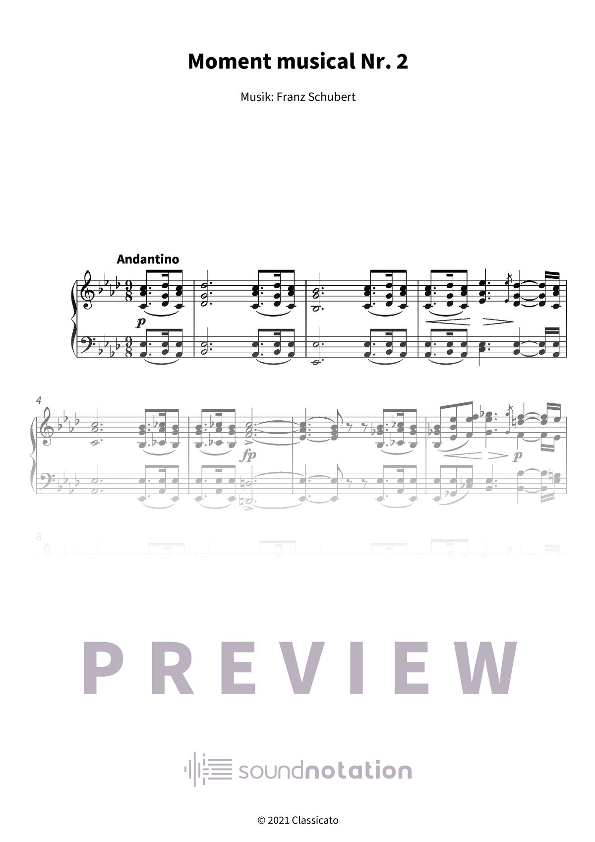 Moment musical Nr. 2 - Preview Page 1
