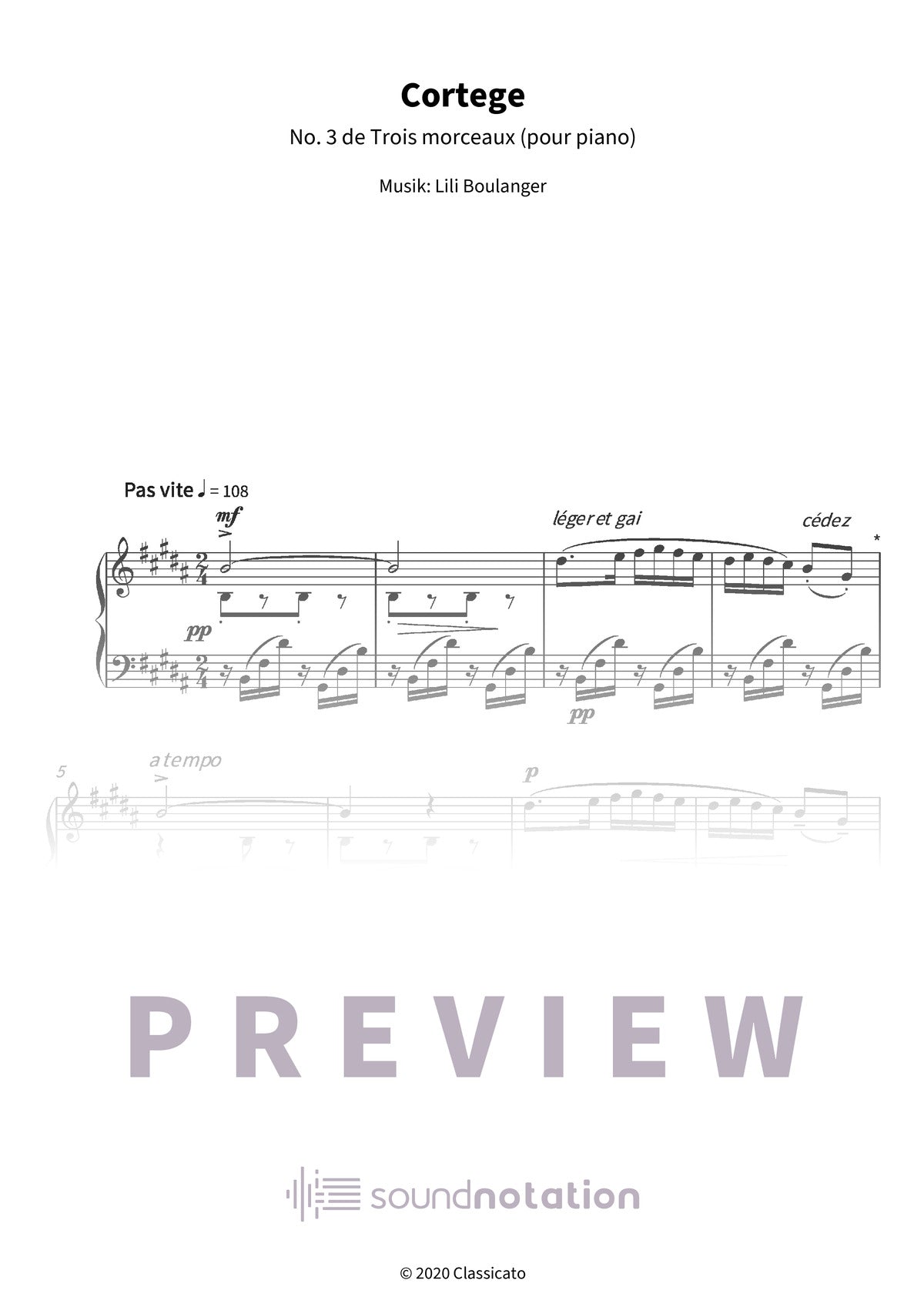 Cortege - Preview Page 1