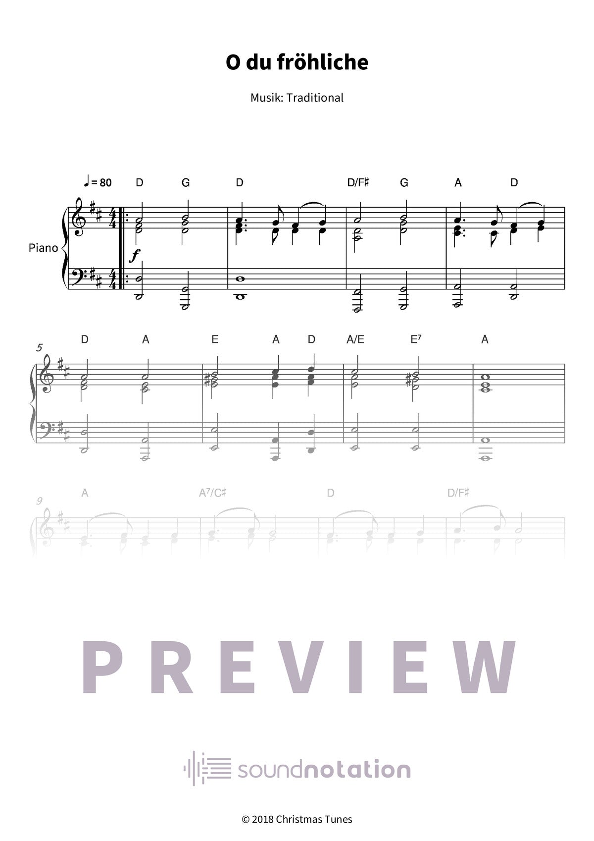 O du fröhliche - Preview Page 1