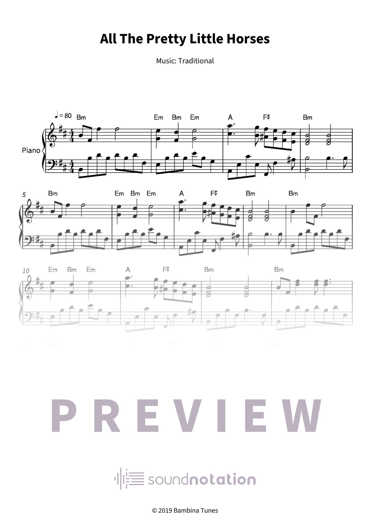 All The Pretty Little Horses - Preview Page 1