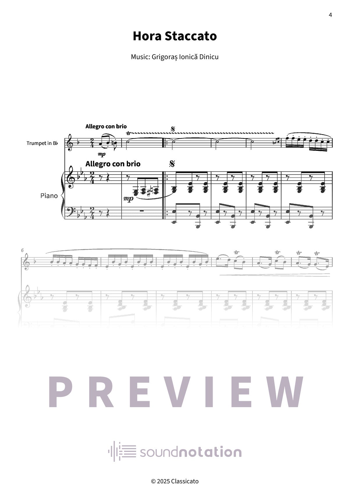 Hora Staccato - Preview Page 1