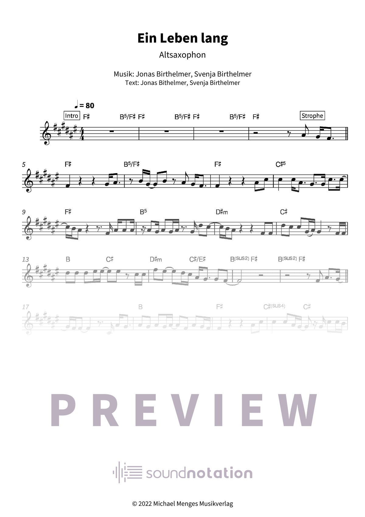 Ein Leben lang - Preview Page 1
