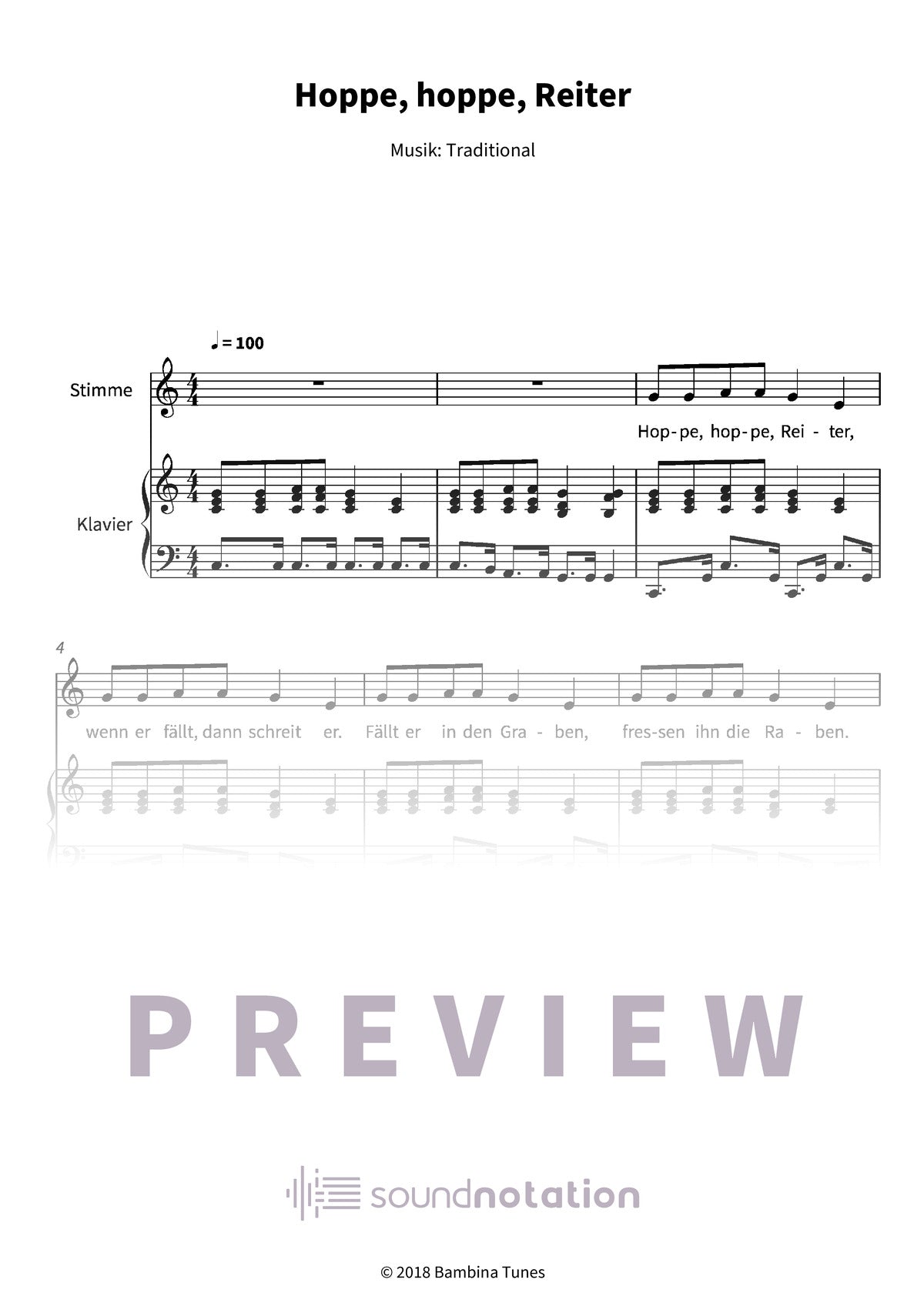 Hoppe, hoppe, Reiter - Preview Page 1
