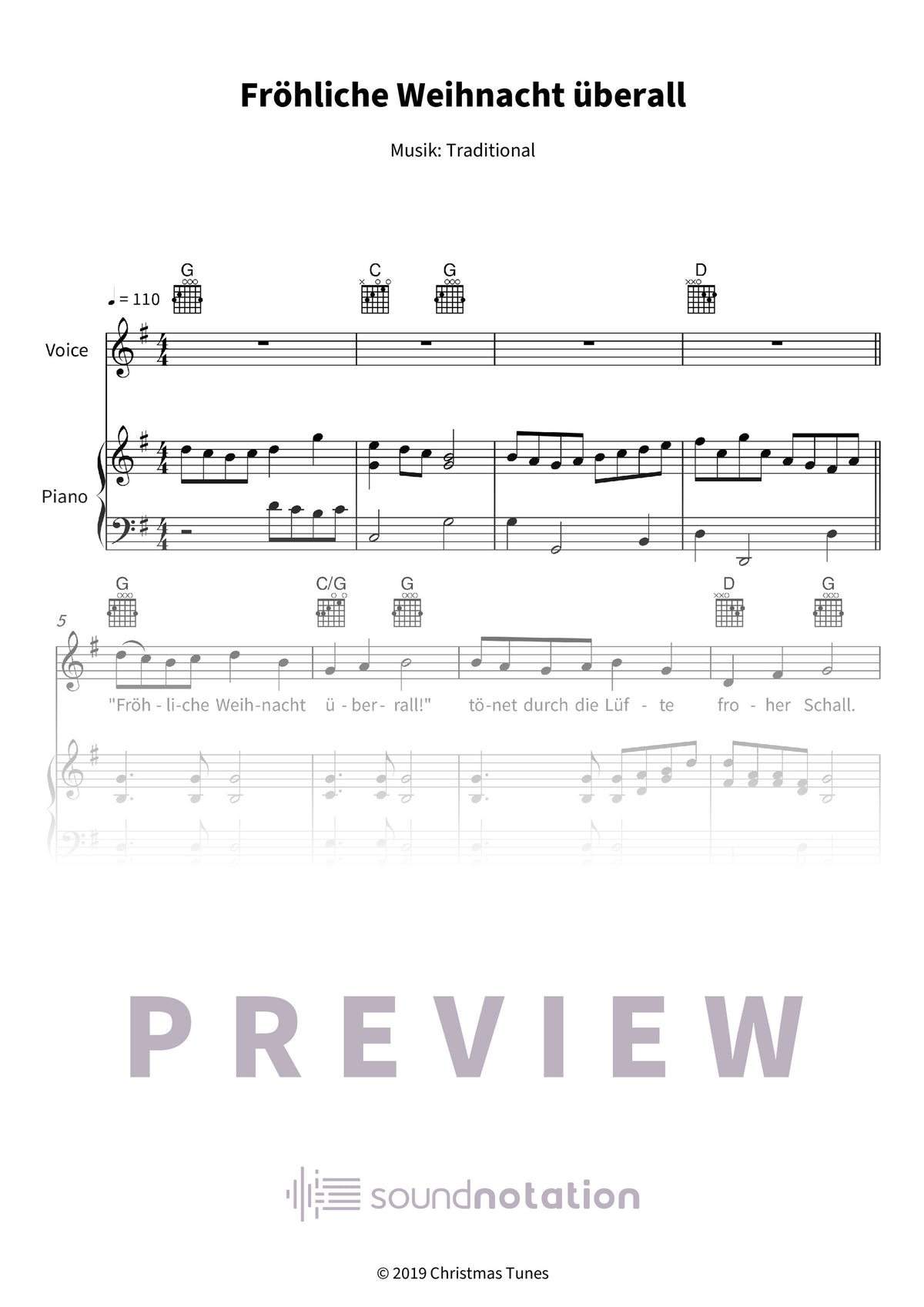 Fröhliche Weihnacht überall - Preview Page 1