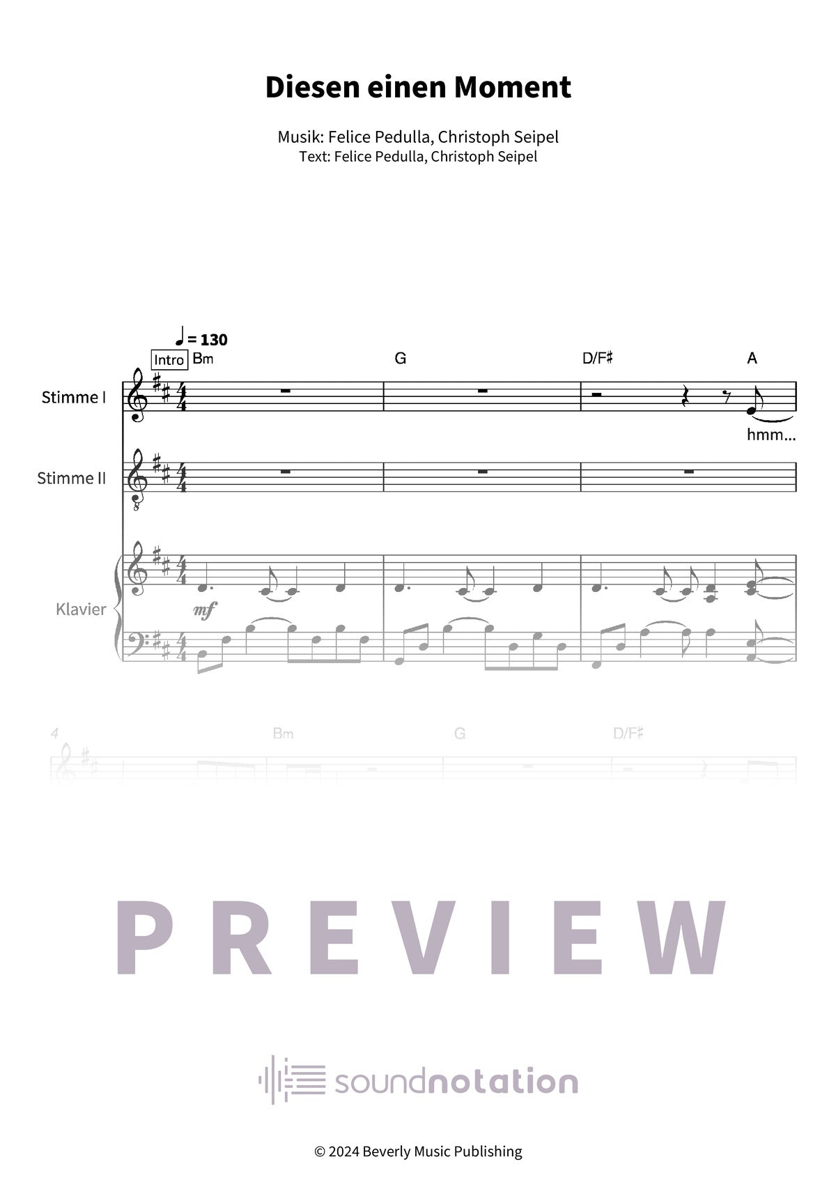 Diesen einen Moment - Preview Page 1