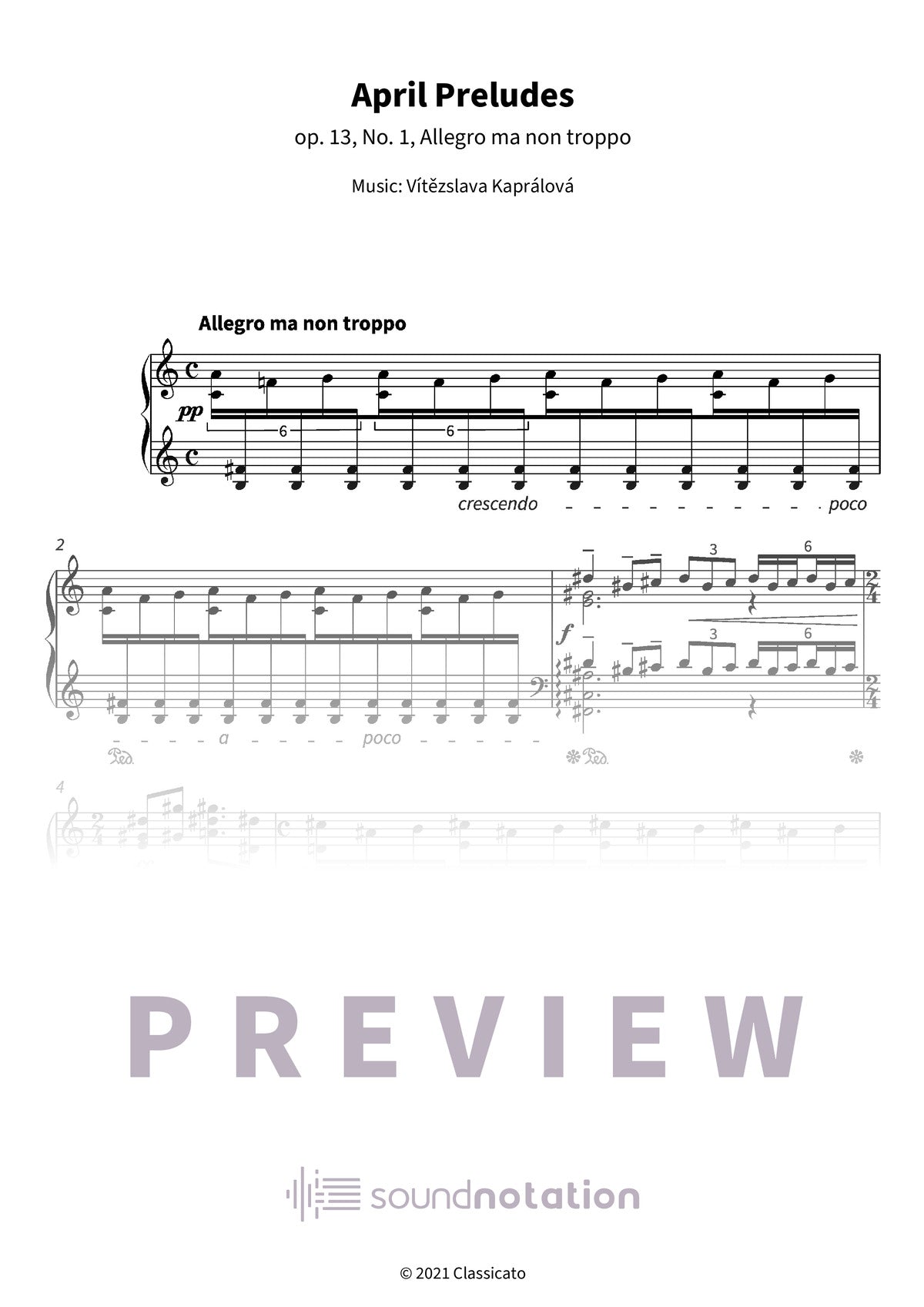 April Preludes - Preview Page 1
