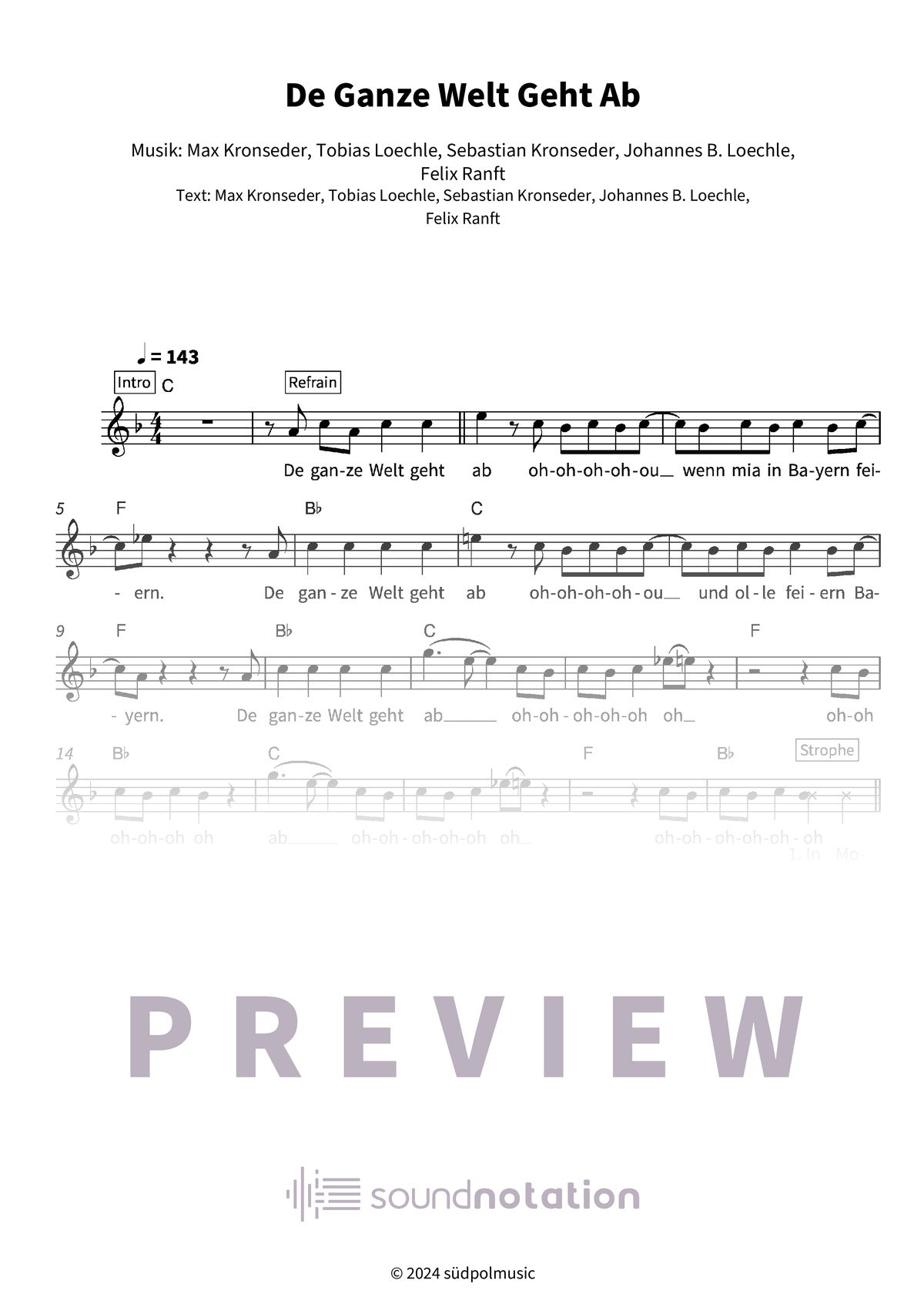 De Ganze Welt Geht Ab - Preview Page 1
