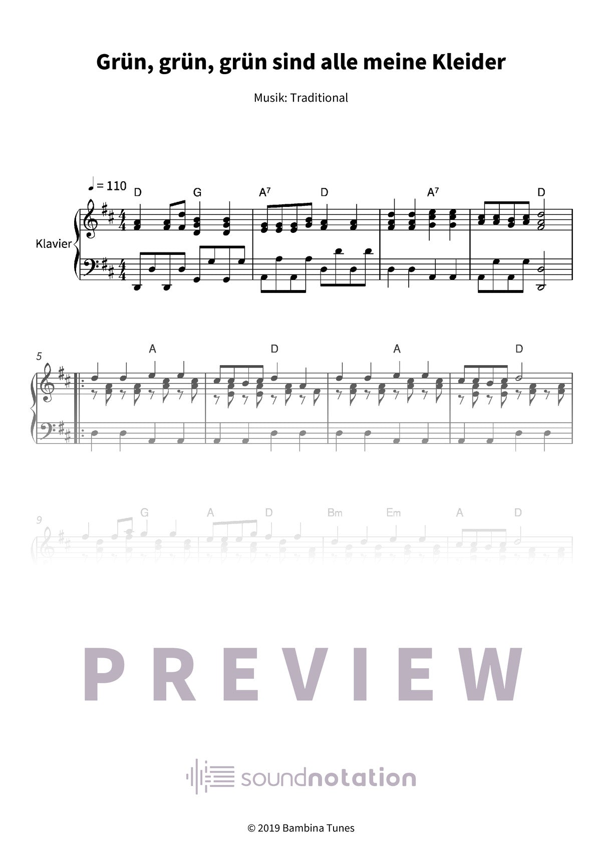 Grün, grün, grün sind alle meine Kleider - Preview Page 1